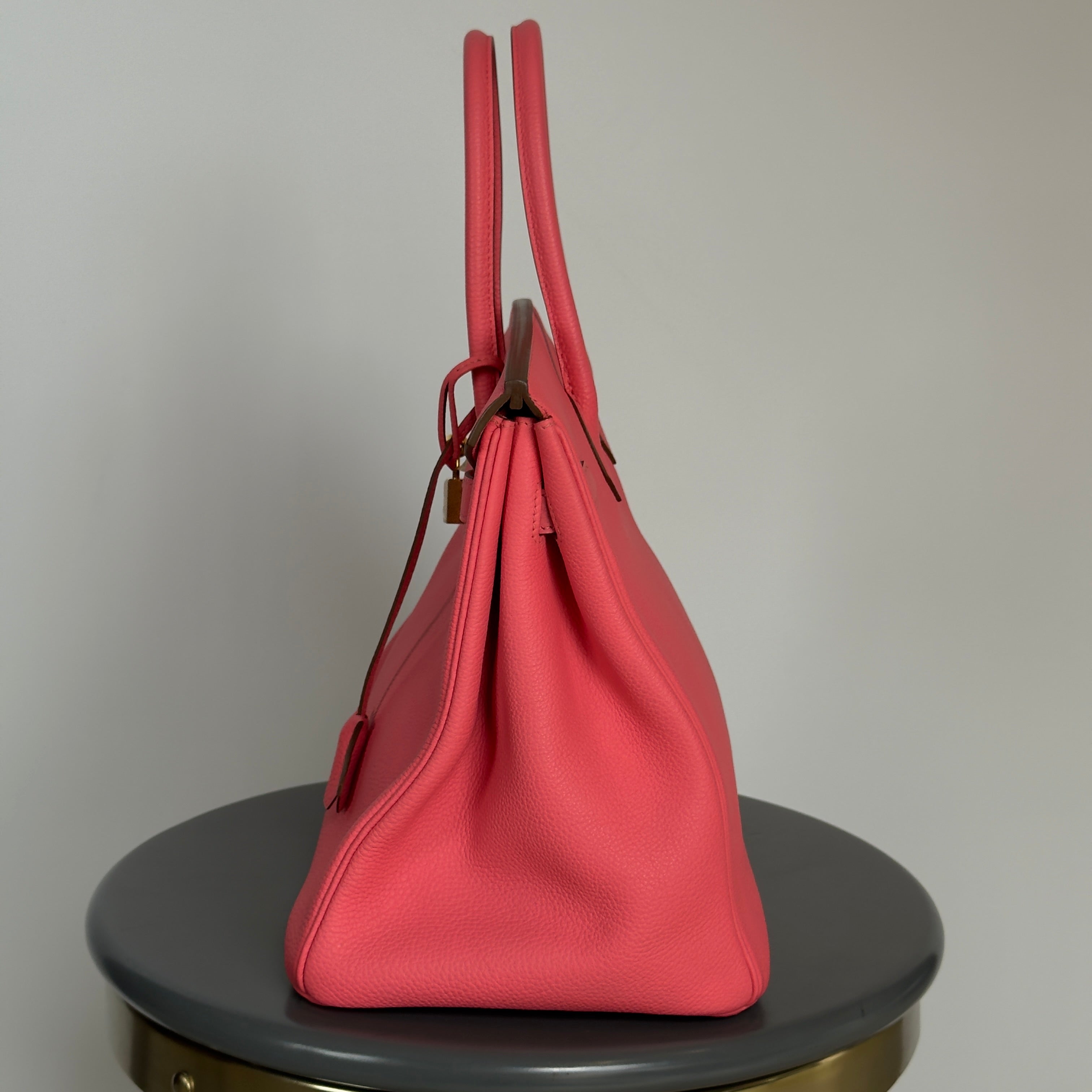 Hermes Birkin 35 Togo Rose Azalee Leather - Queen May