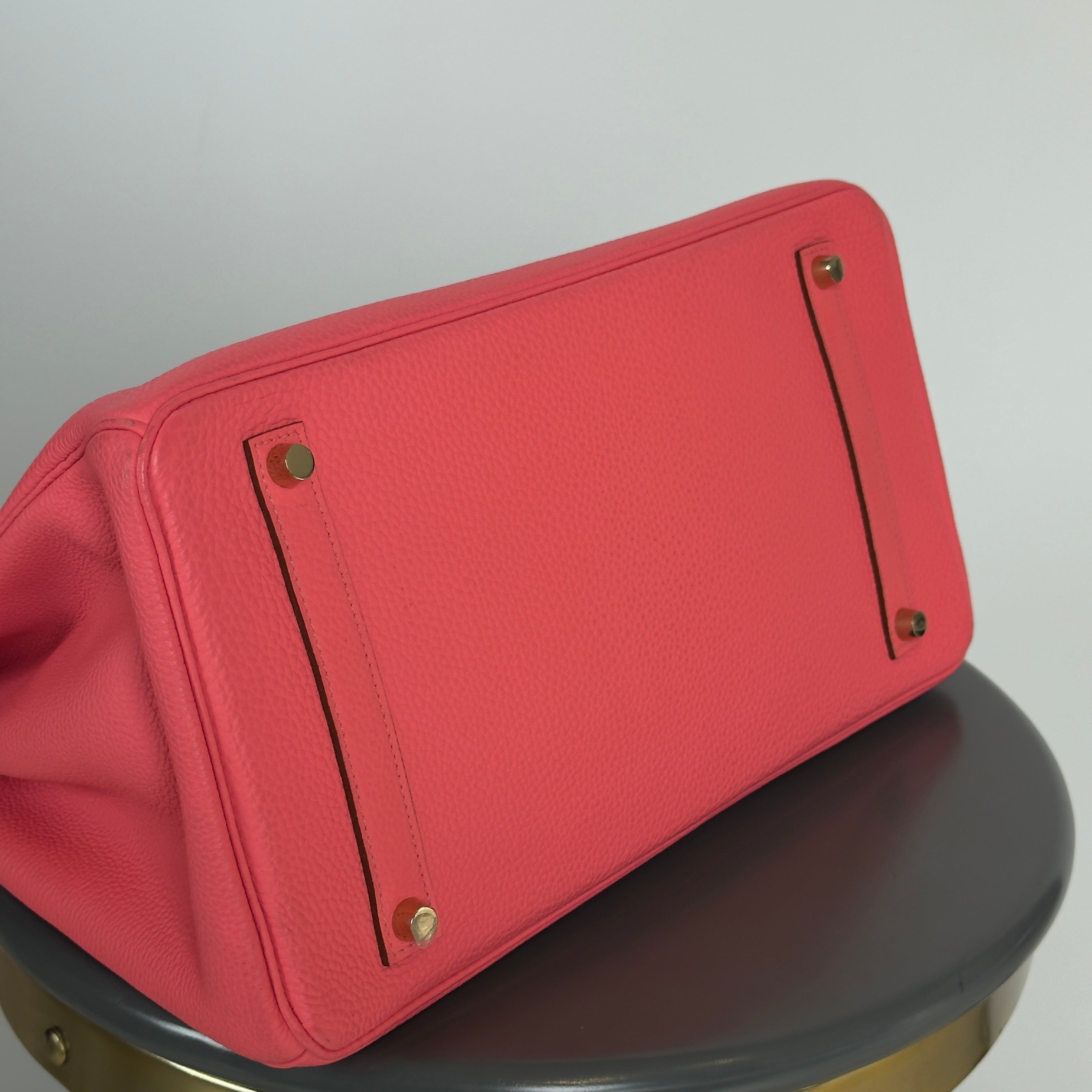 Hermes Birkin 35 Togo Rose Azalee Leather - Queen May