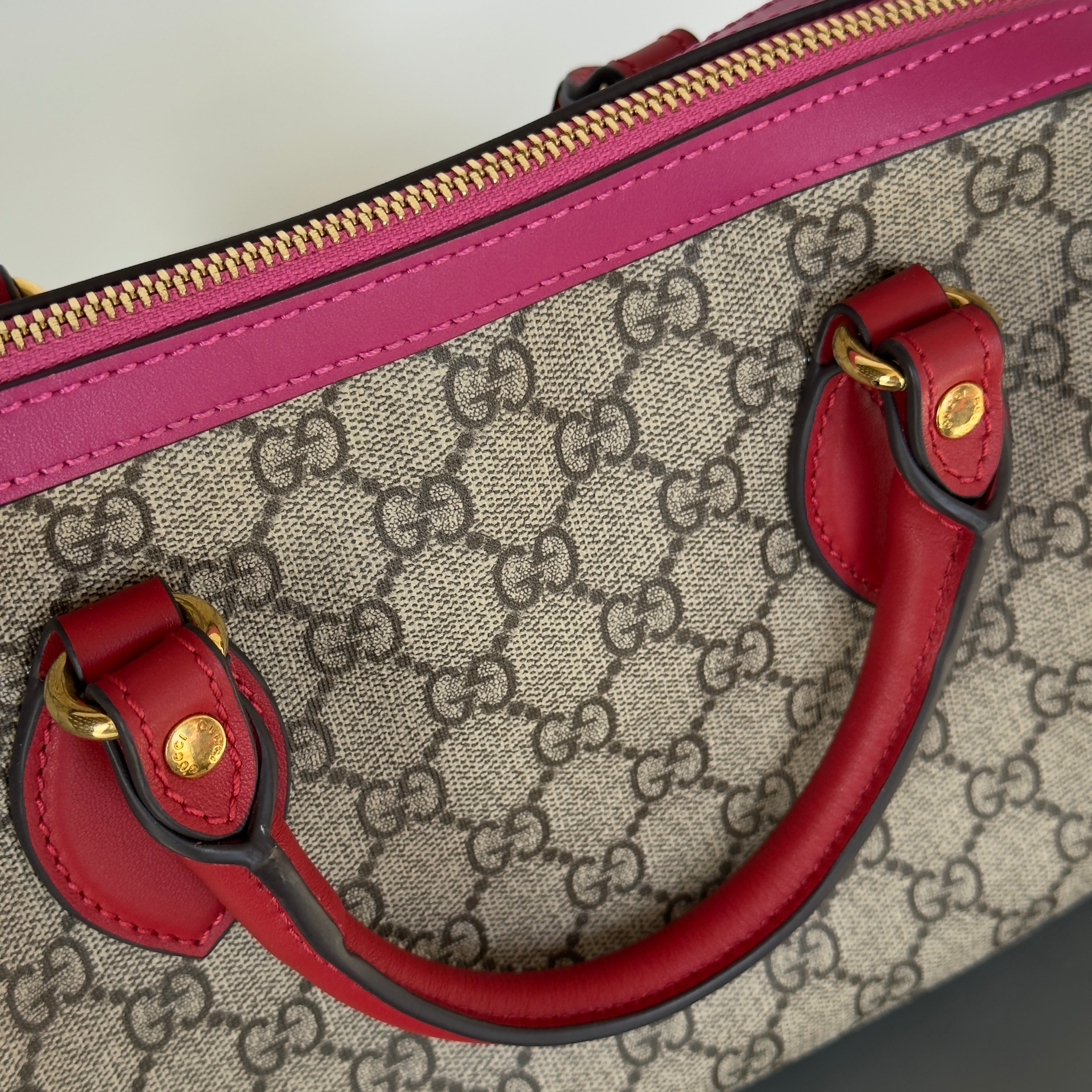 Gucci GG Supreme Boston Bag - Queen May