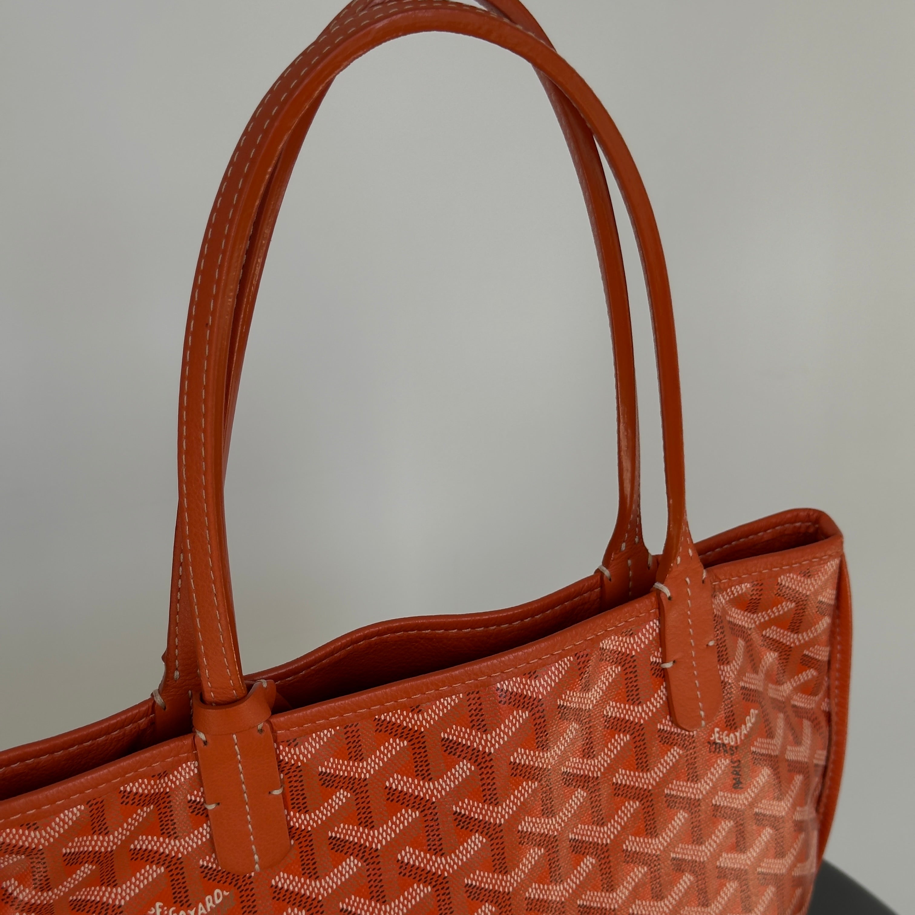 Goyard Mini Anjou Orange Tote - Queen May