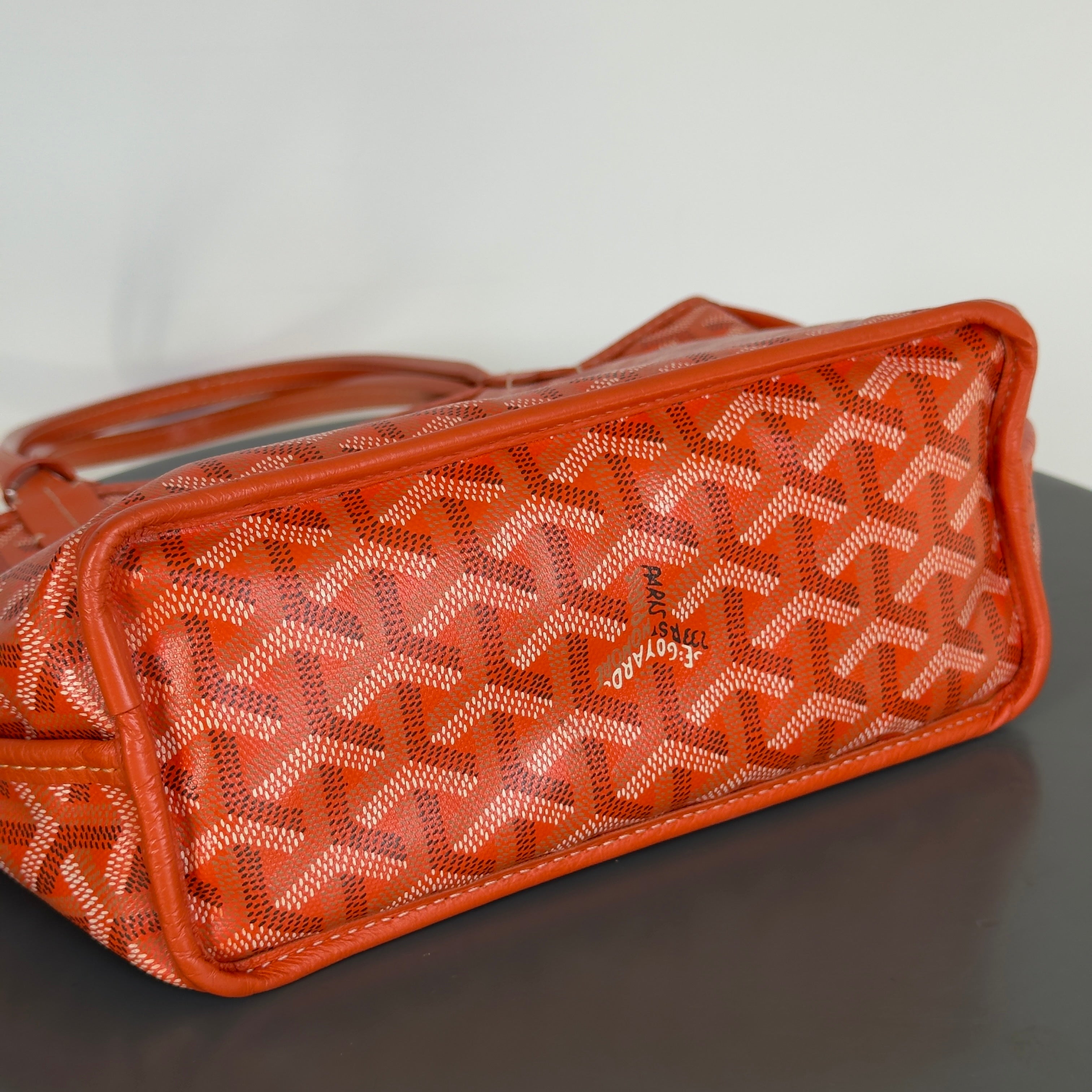 Goyard Mini Anjou Orange Tote - Queen May