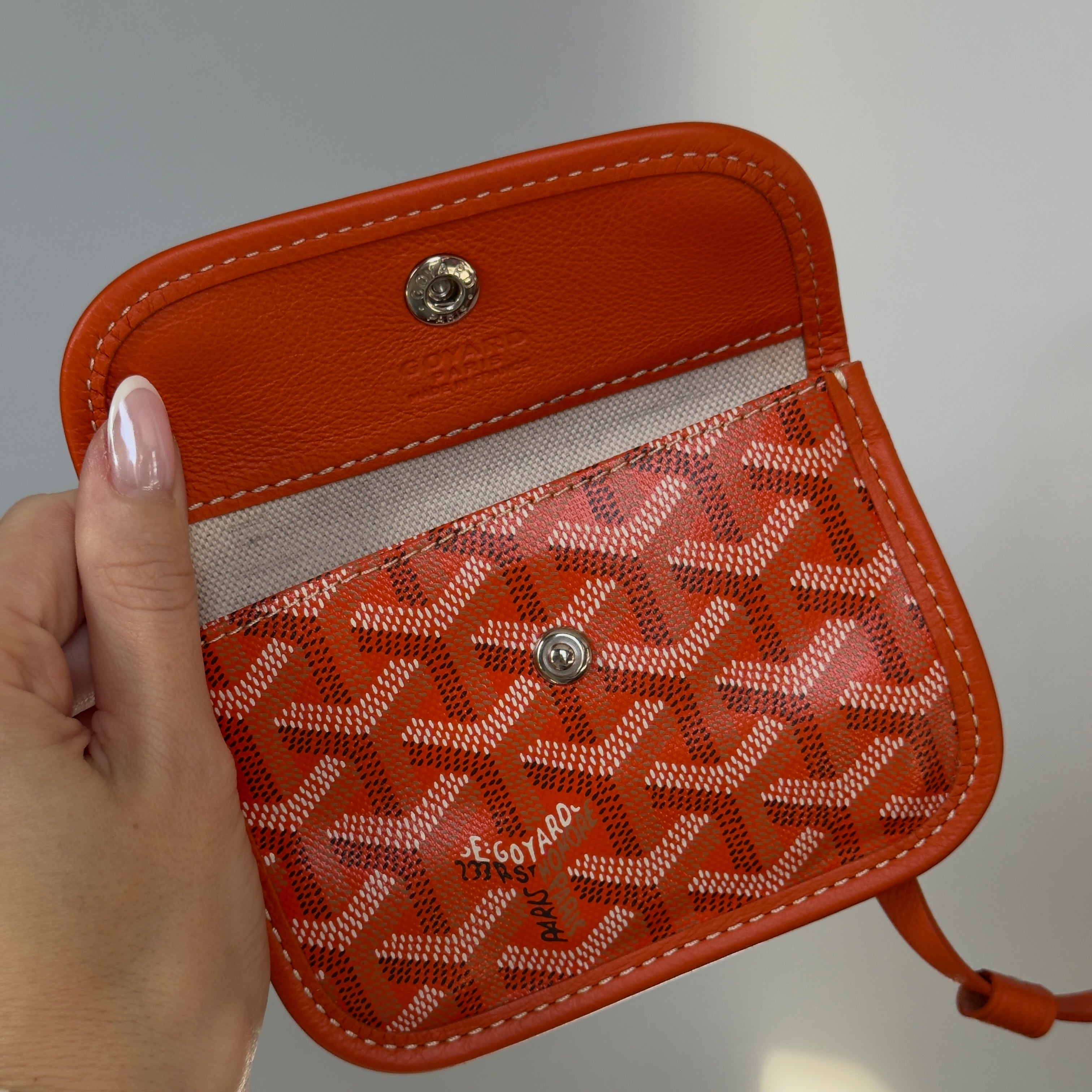 Goyard Mini Anjou Orange Tote - Queen May