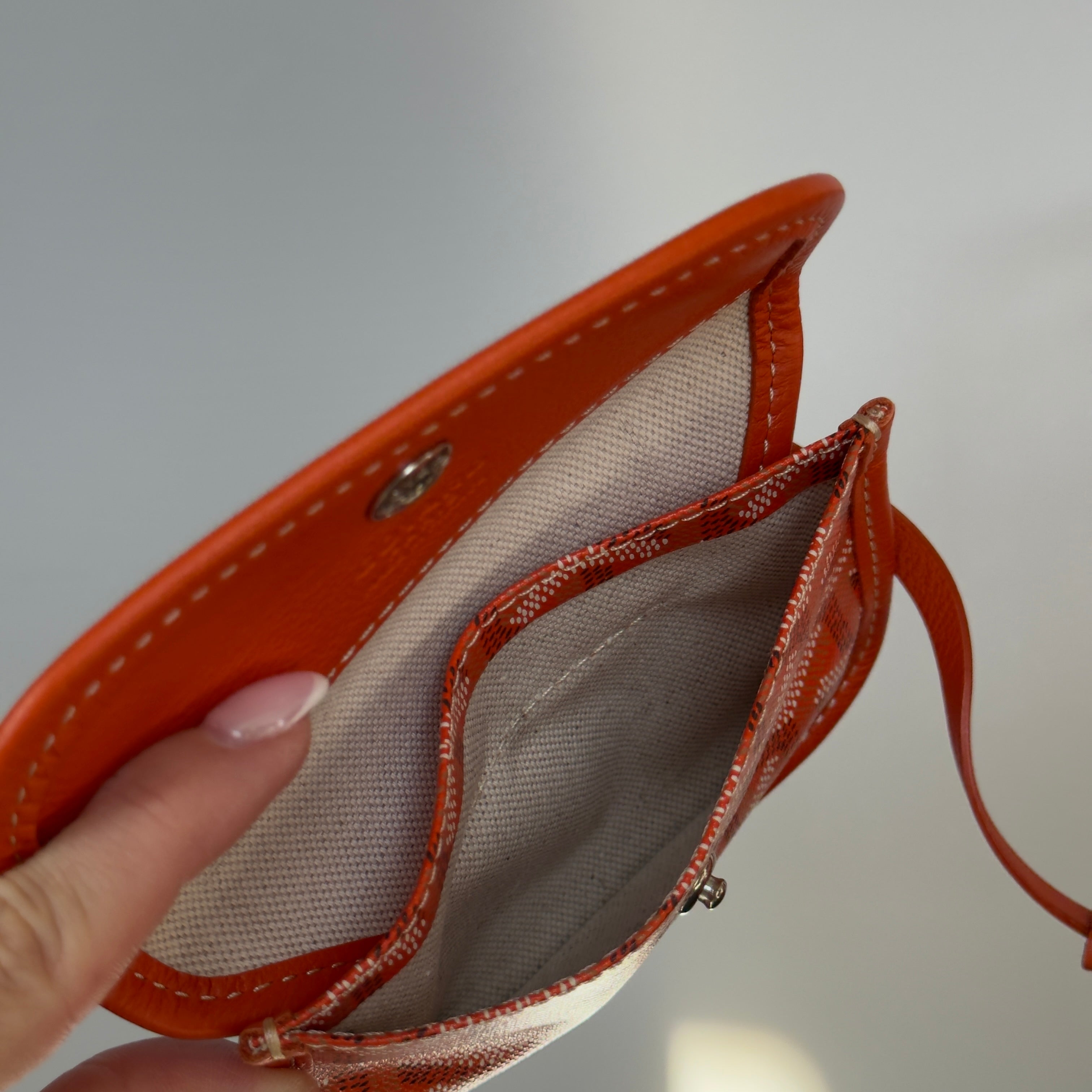 Goyard Mini Anjou Orange Tote - Queen May