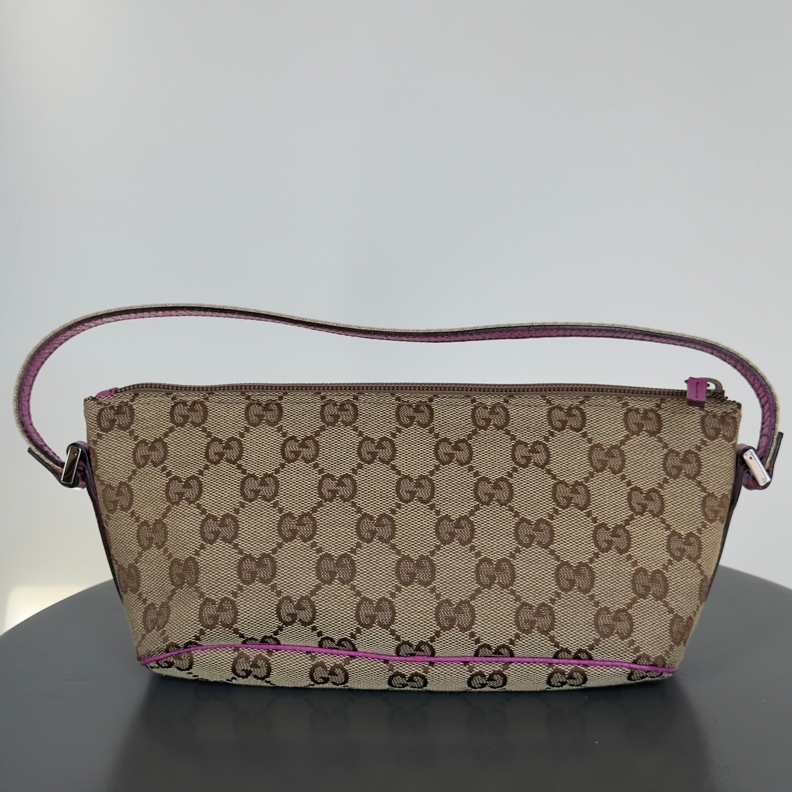 Gucci Boat Pochette Canvas Pink