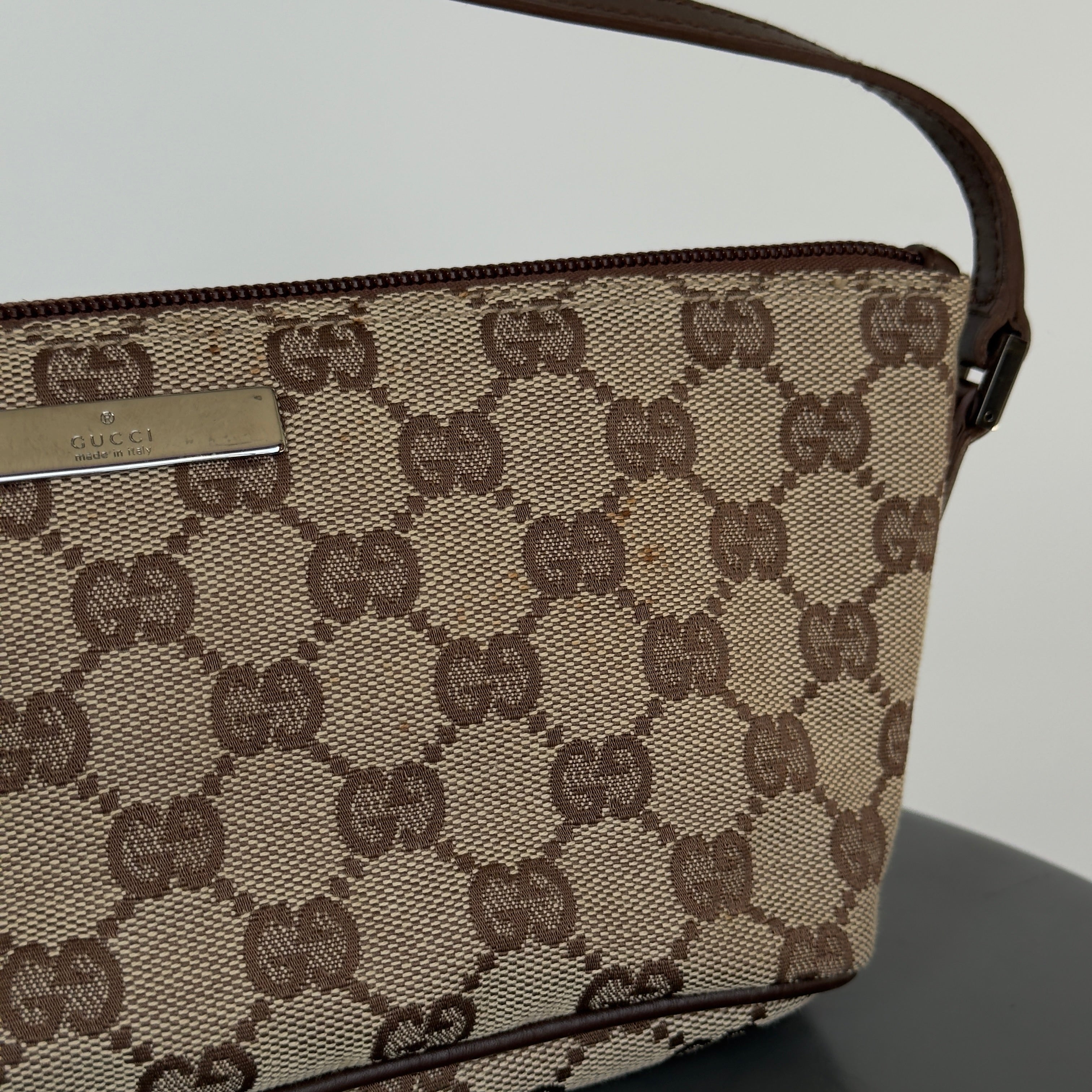 Gucci Canvas Boat Pochette