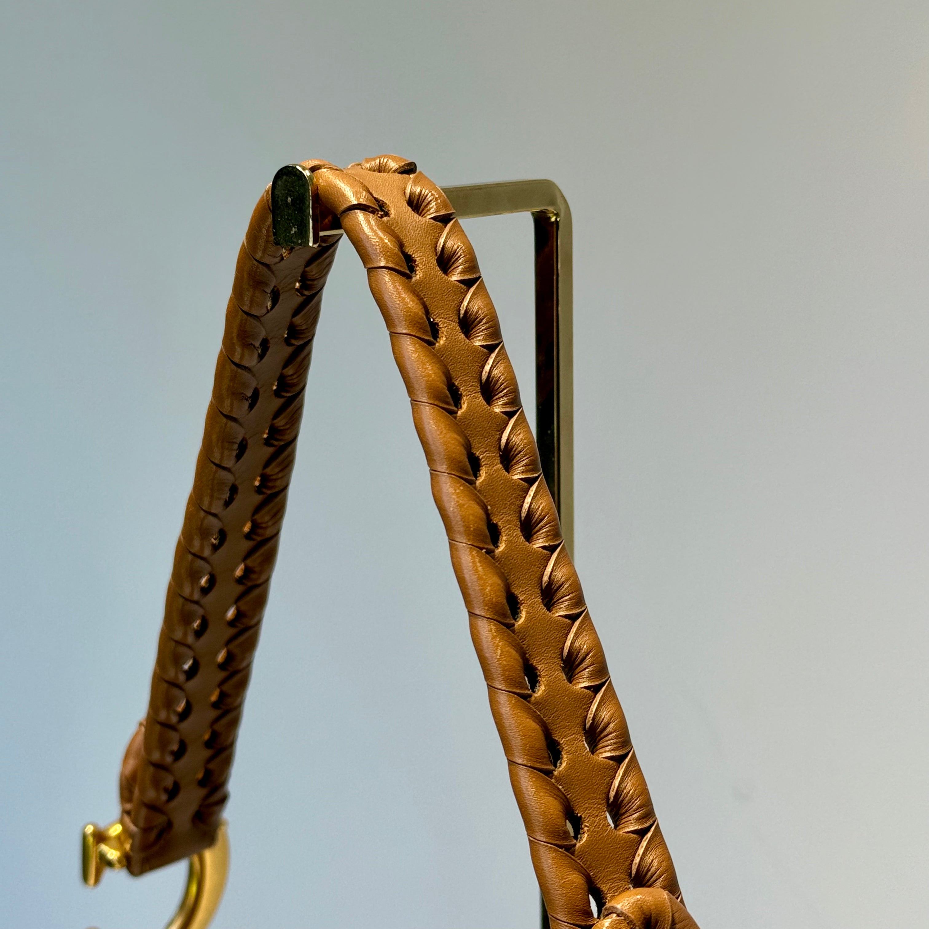 Christian Dior Whipstitch Saddle Bag With Embroidered Studded Canvas Kaleidoscope Strap - Queen May