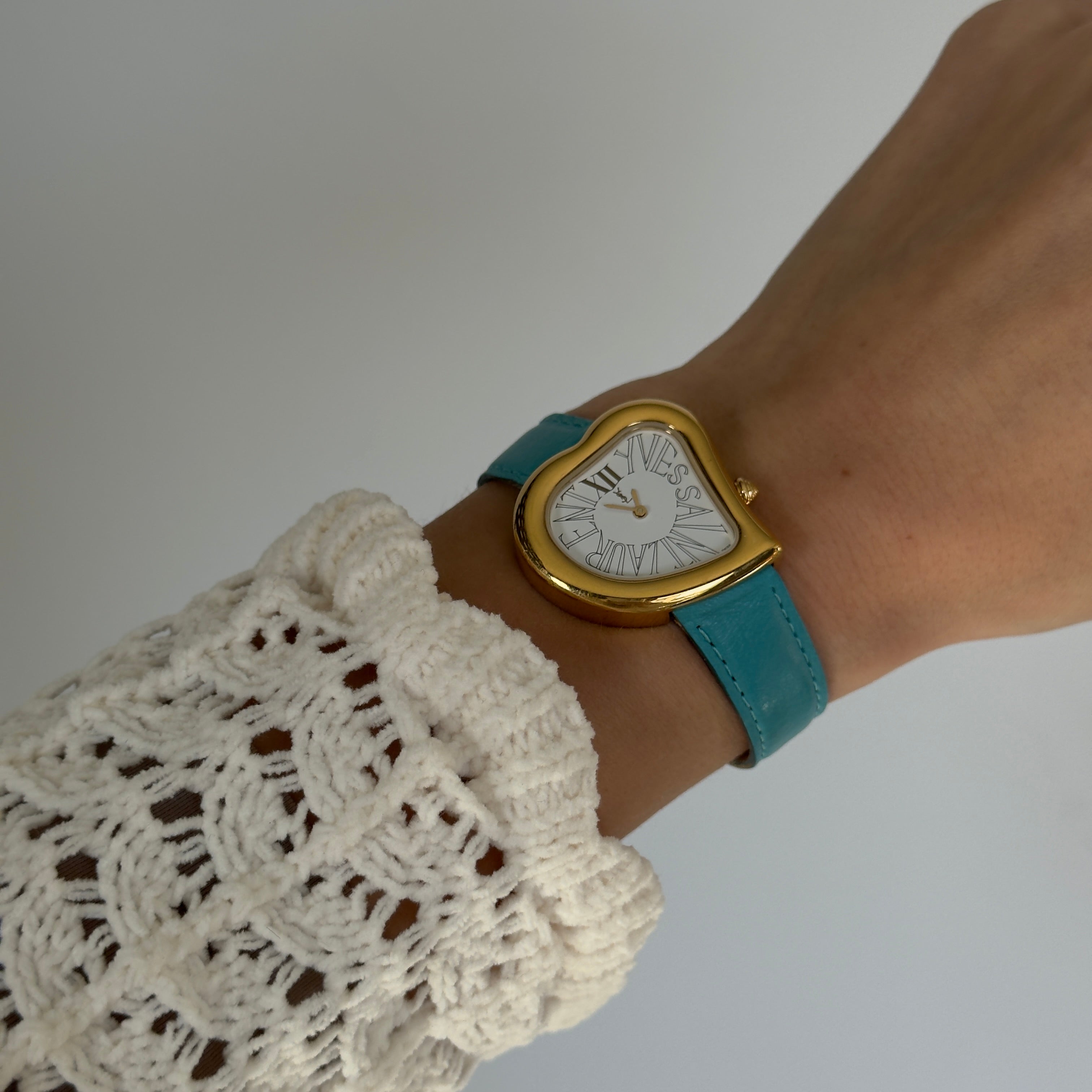 Vintage Yves Saint Laurent Heart Watch - Queen May