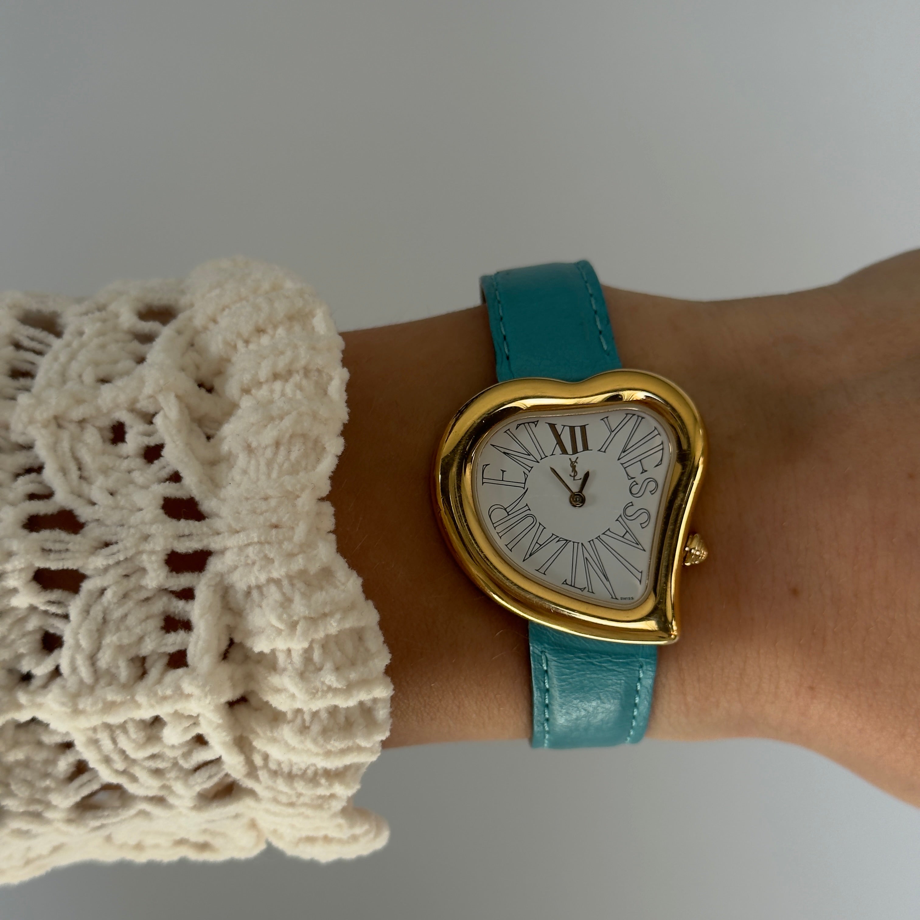 Vintage Yves Saint Laurent Heart Watch - Queen May