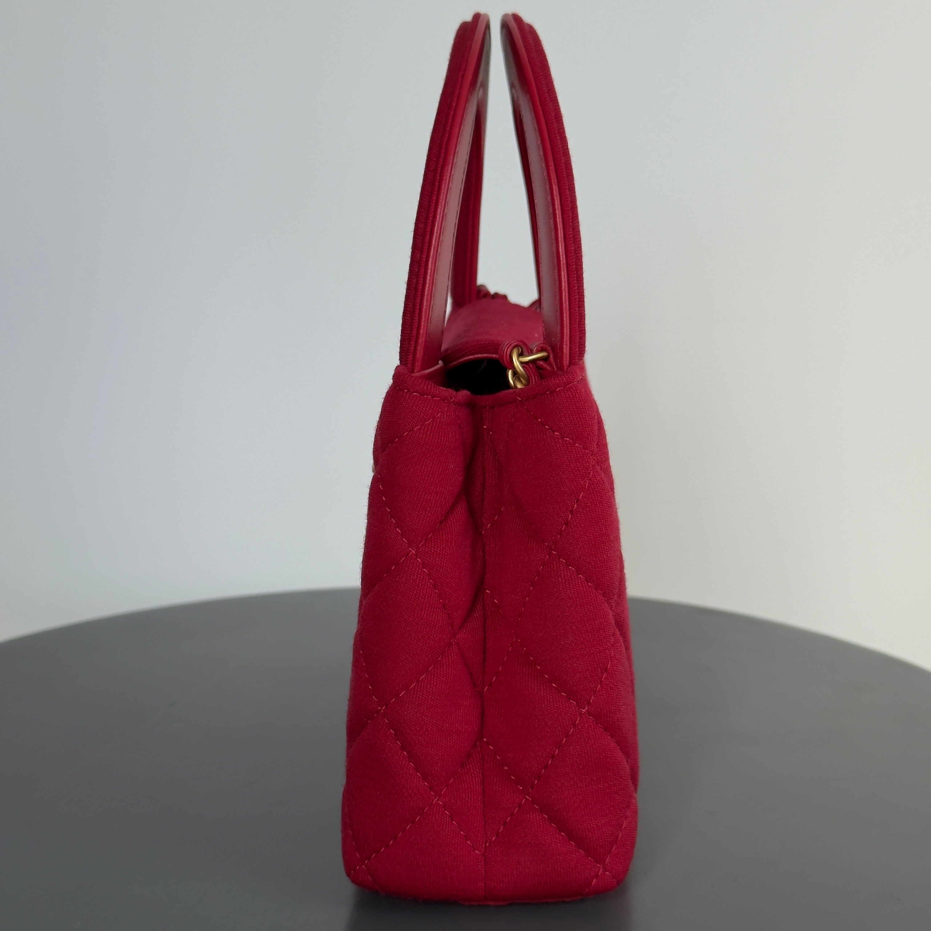 Chanel 2023 Red Jersey Nano Kelly - Queen May