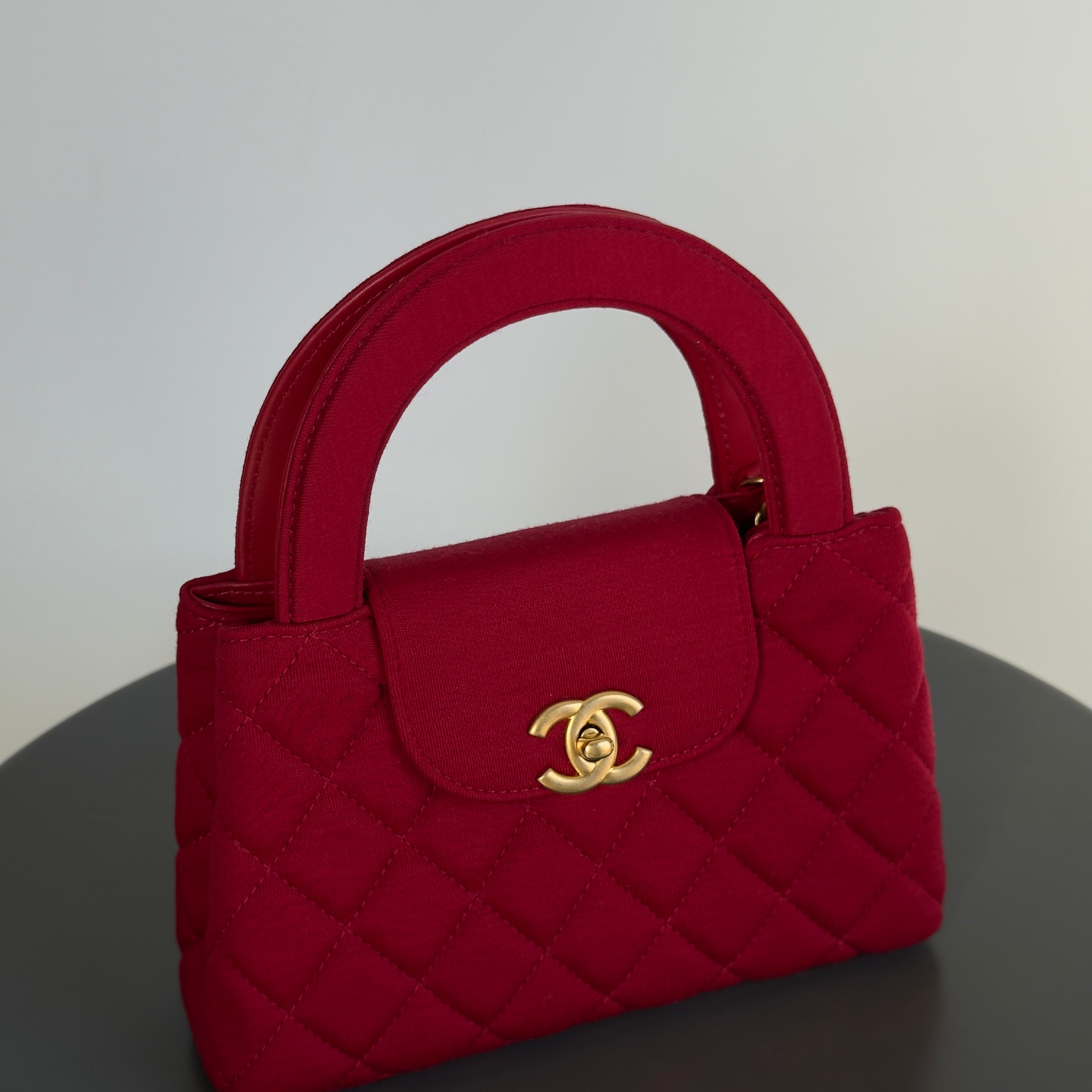 Chanel 2023 Red Jersey Nano Kelly - Queen May