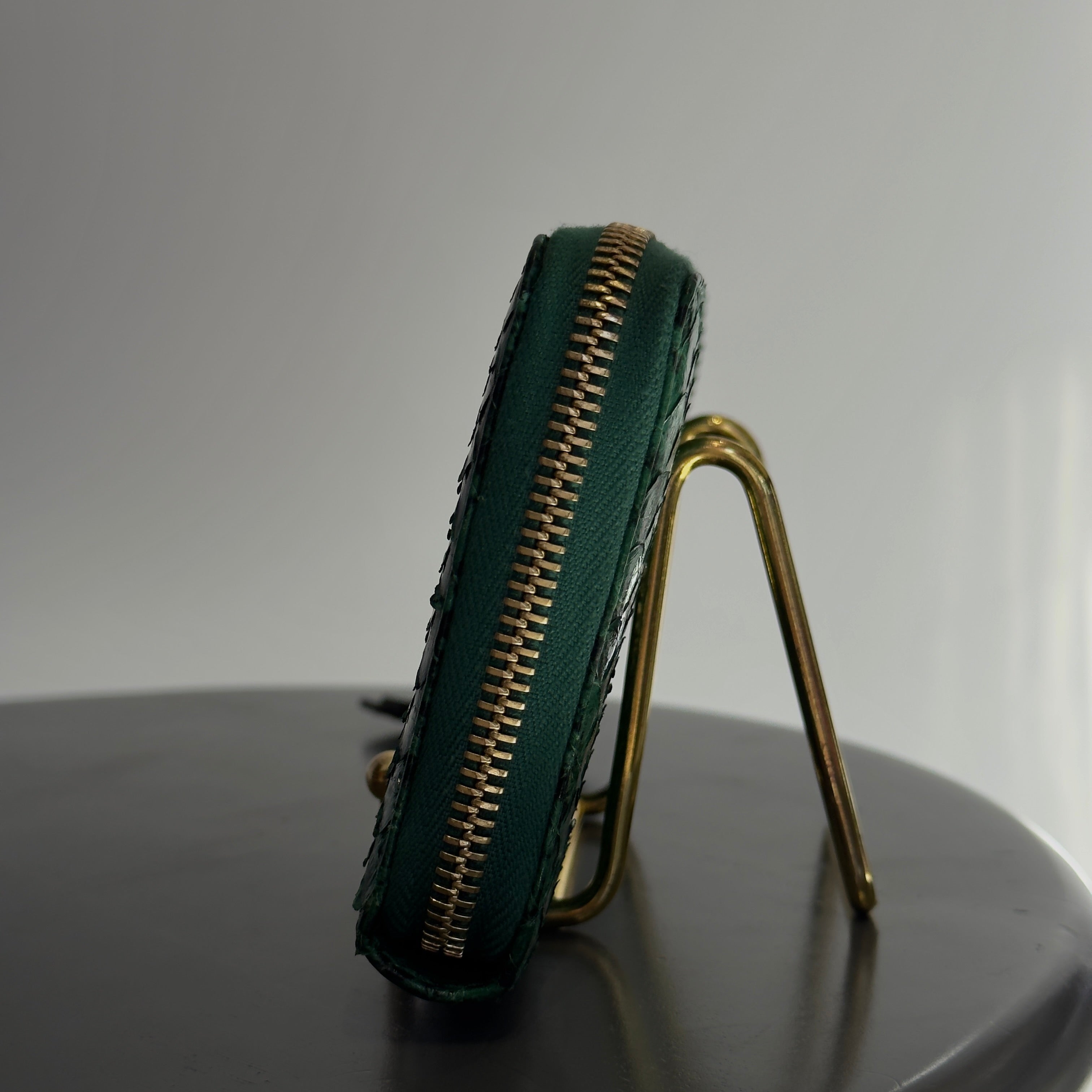 Gucci GG Marmont Green Python Wallet - Queen May