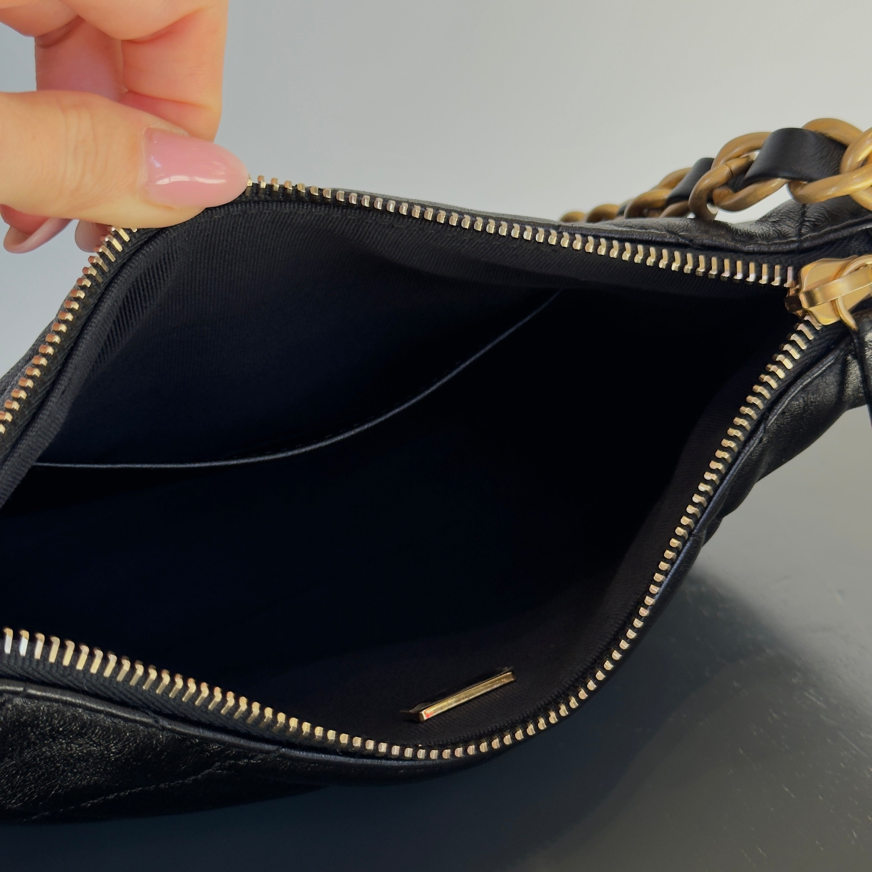 Chanel Quilted Lambskin Hobo With Adjustable Chain - Queen May