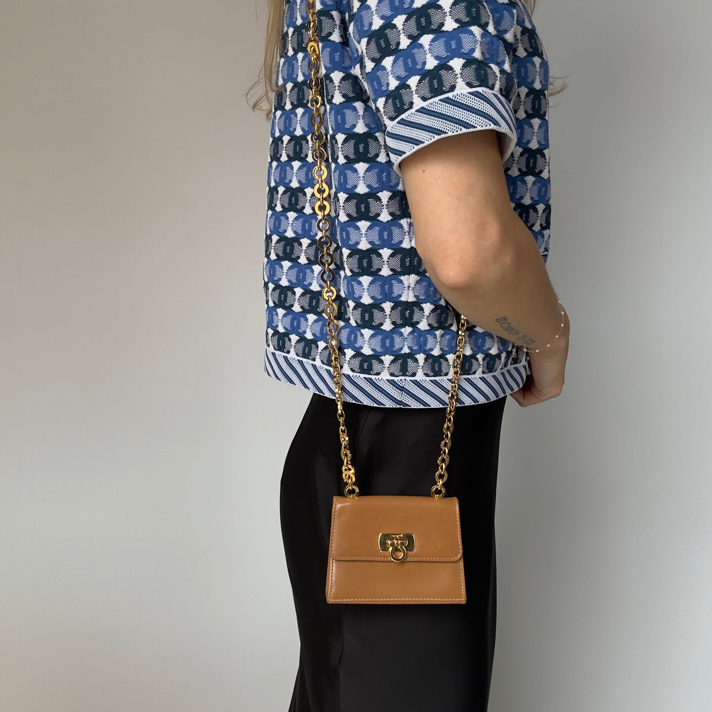 Salvatore Ferragamo Chain Micro Bag - Queen May