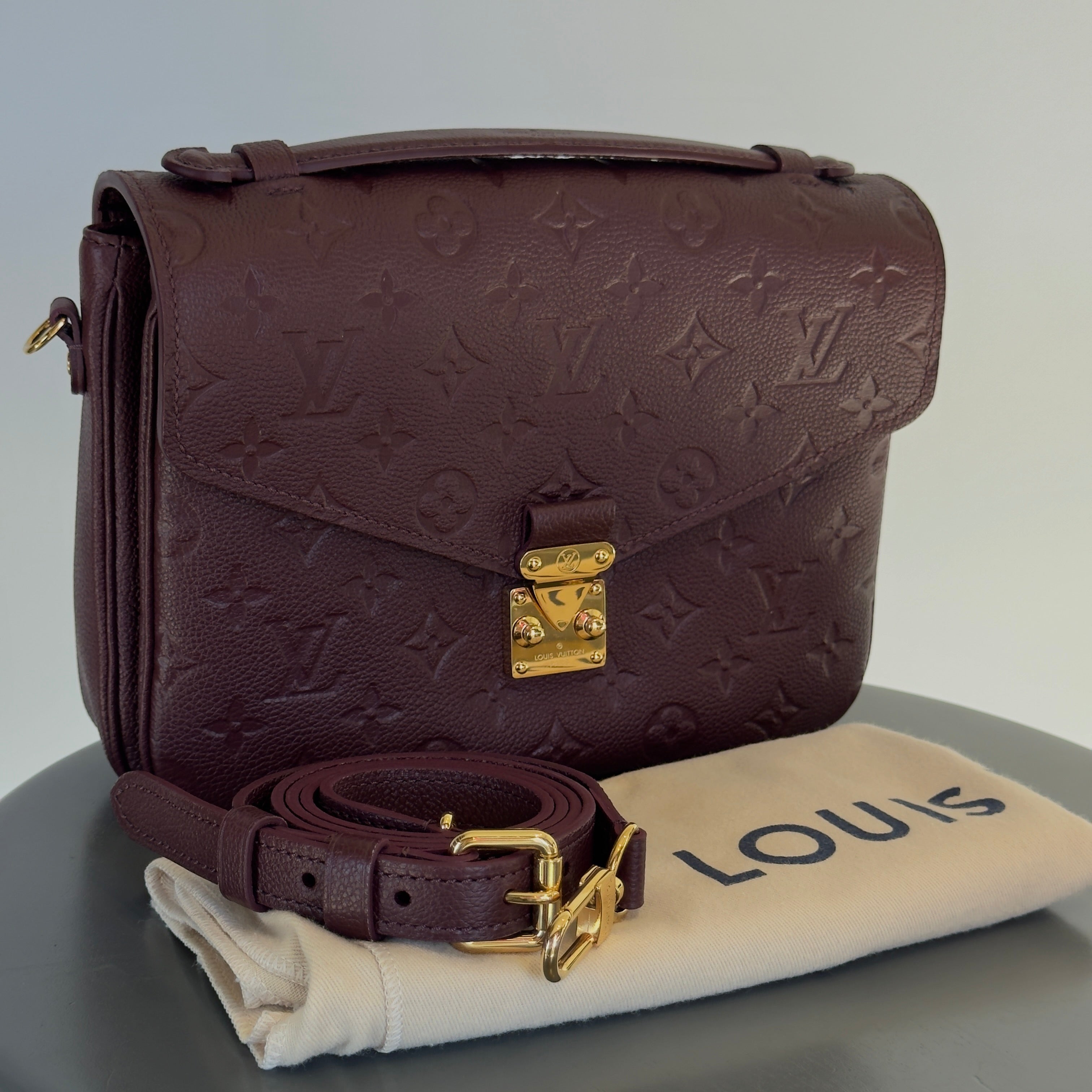 Louis Vuitton Metis Empreinte Wine Burgundy - Queen May