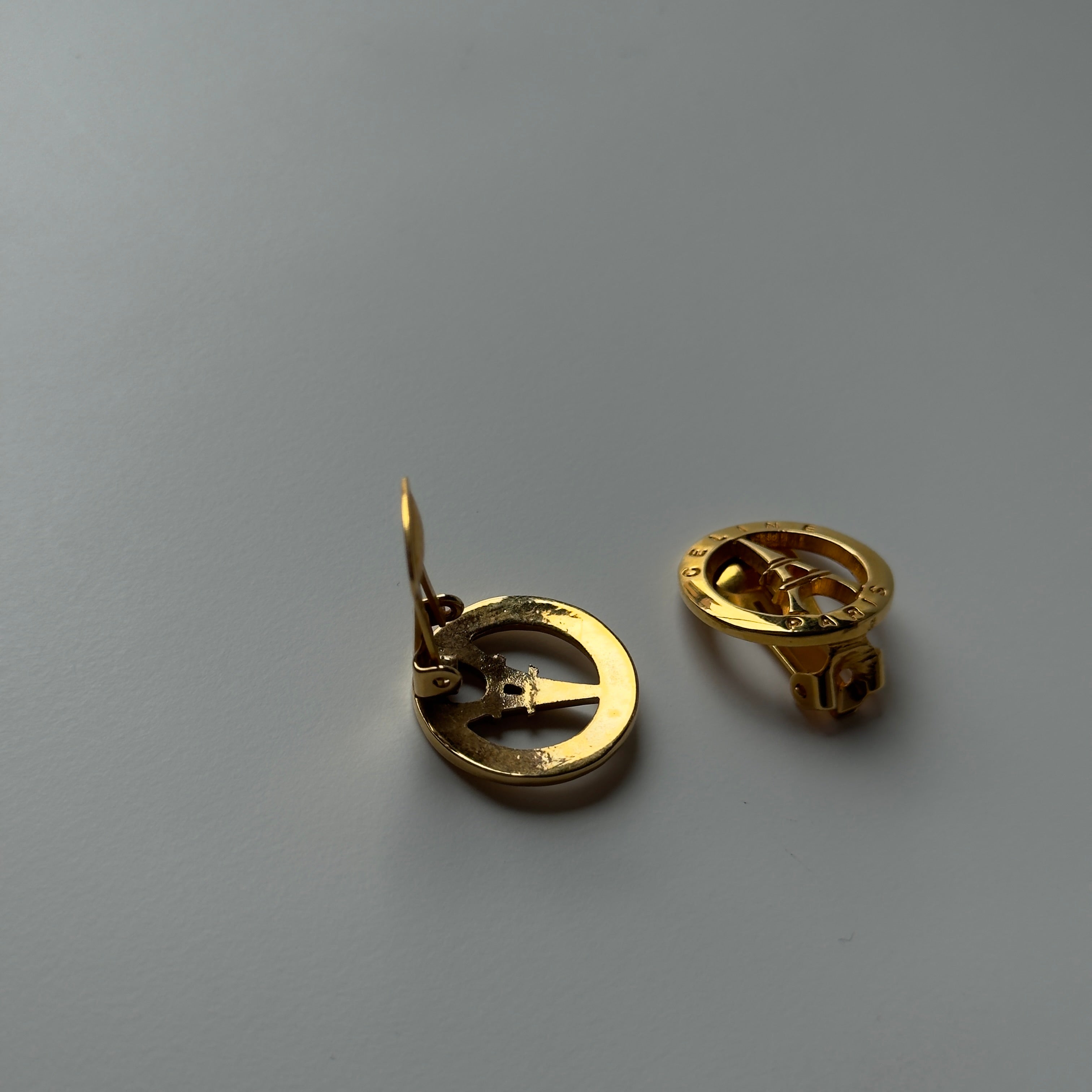 Celine Eiffel Tower Motif Clip On Earrings - Queen May