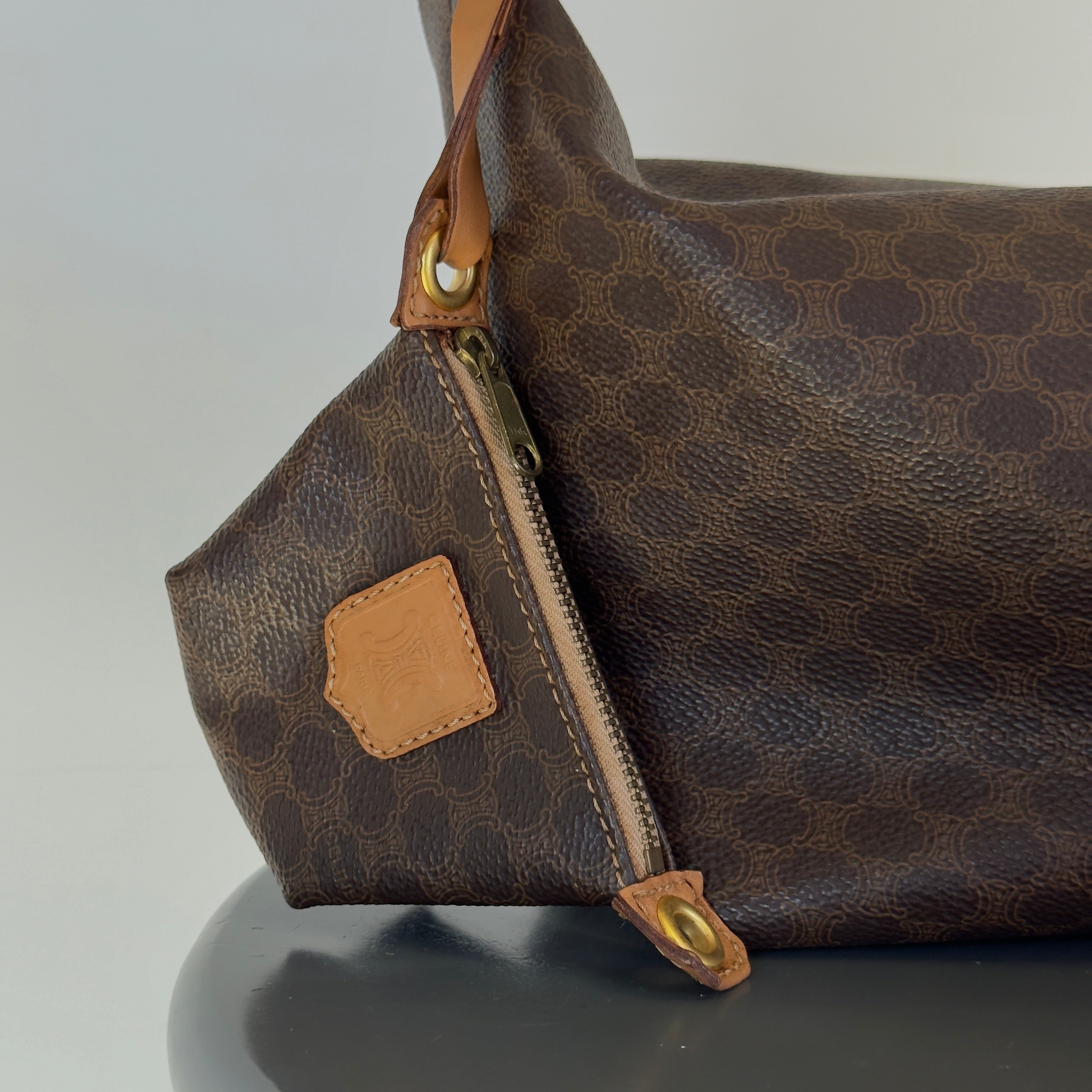 Celine Macadam Handbag With Mini Pouch - Queen May