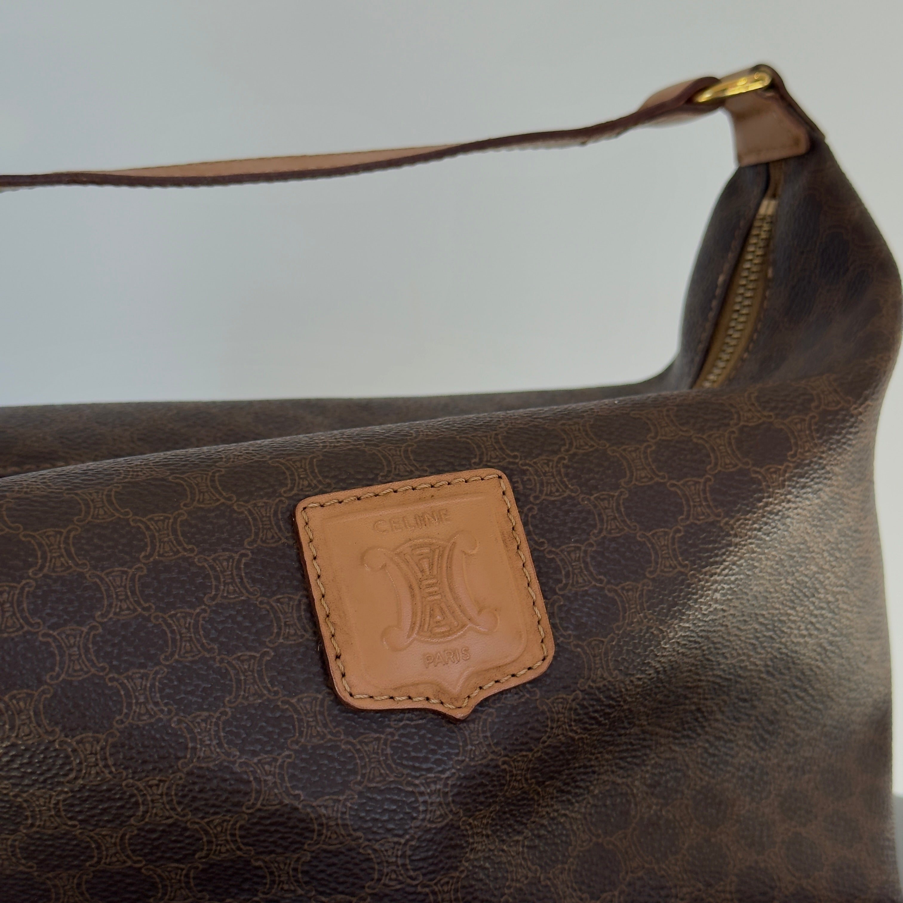 Celine Macadam Handbag With Mini Pouch - Queen May