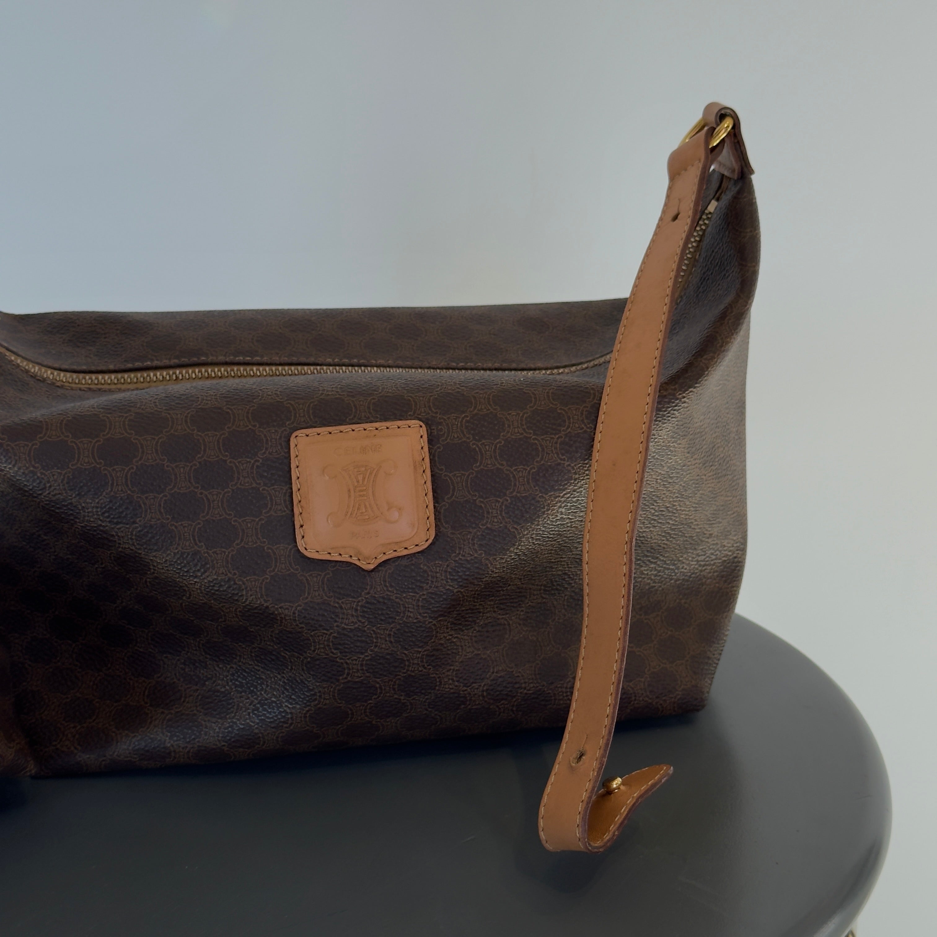 Celine Macadam Handbag With Mini Pouch - Queen May