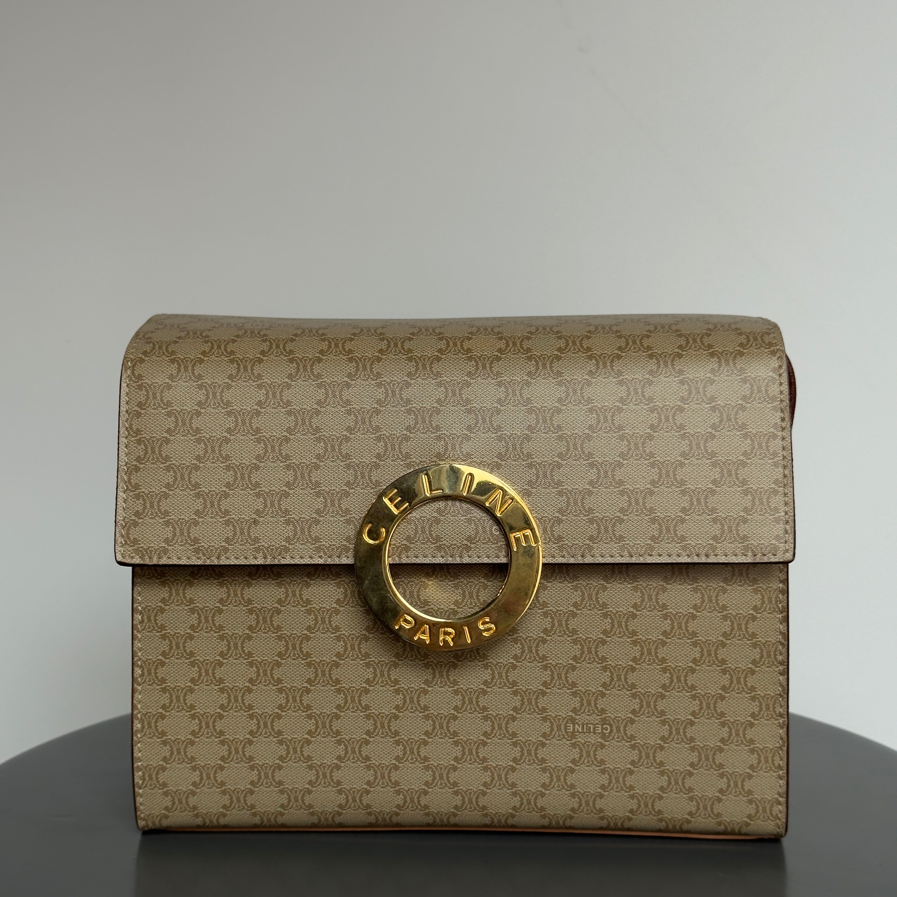 Vintage Celine Macadam Shoulder Bag - Queen May