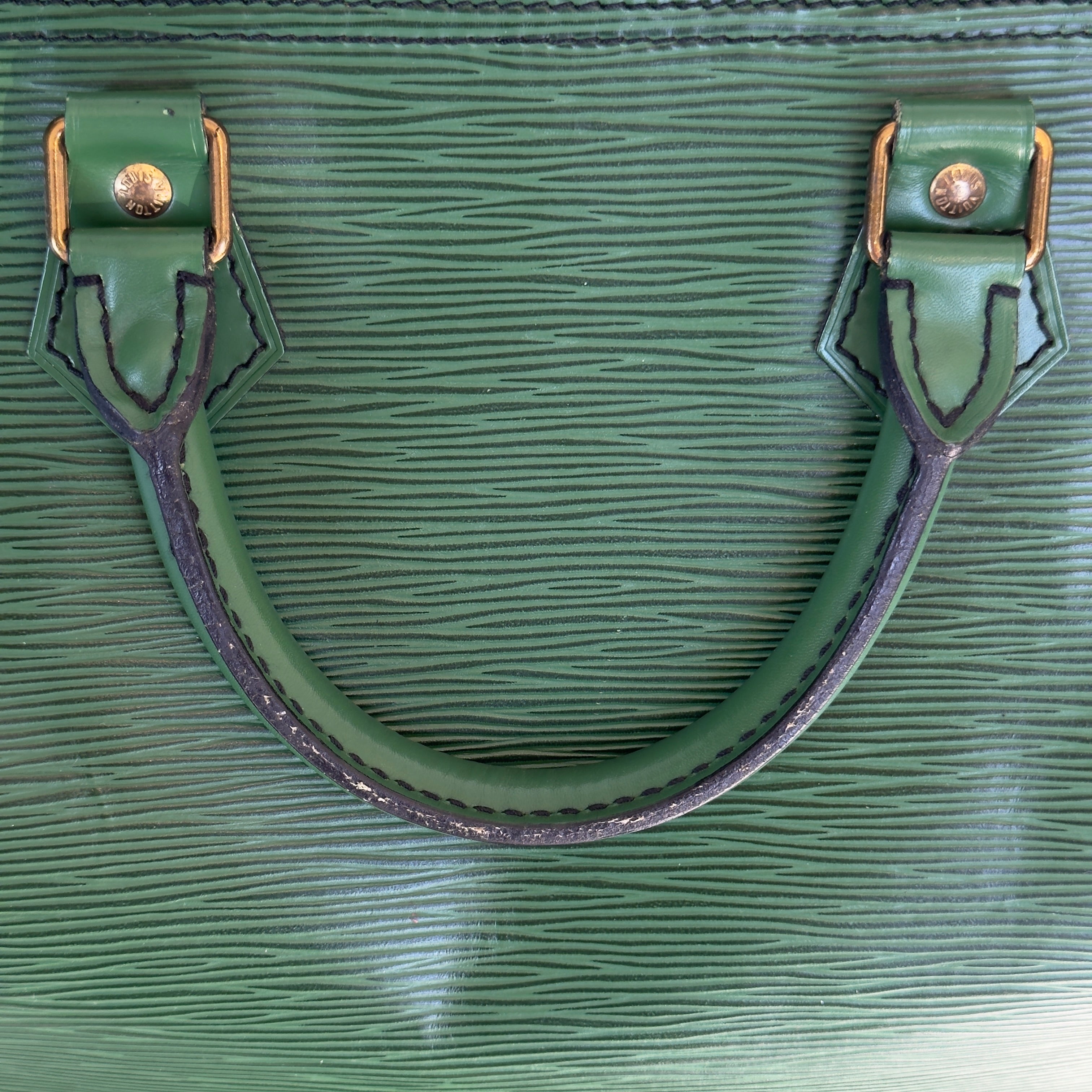 Louis Vuitton Rare Green Epi Leather Speedy 35 - Queen May