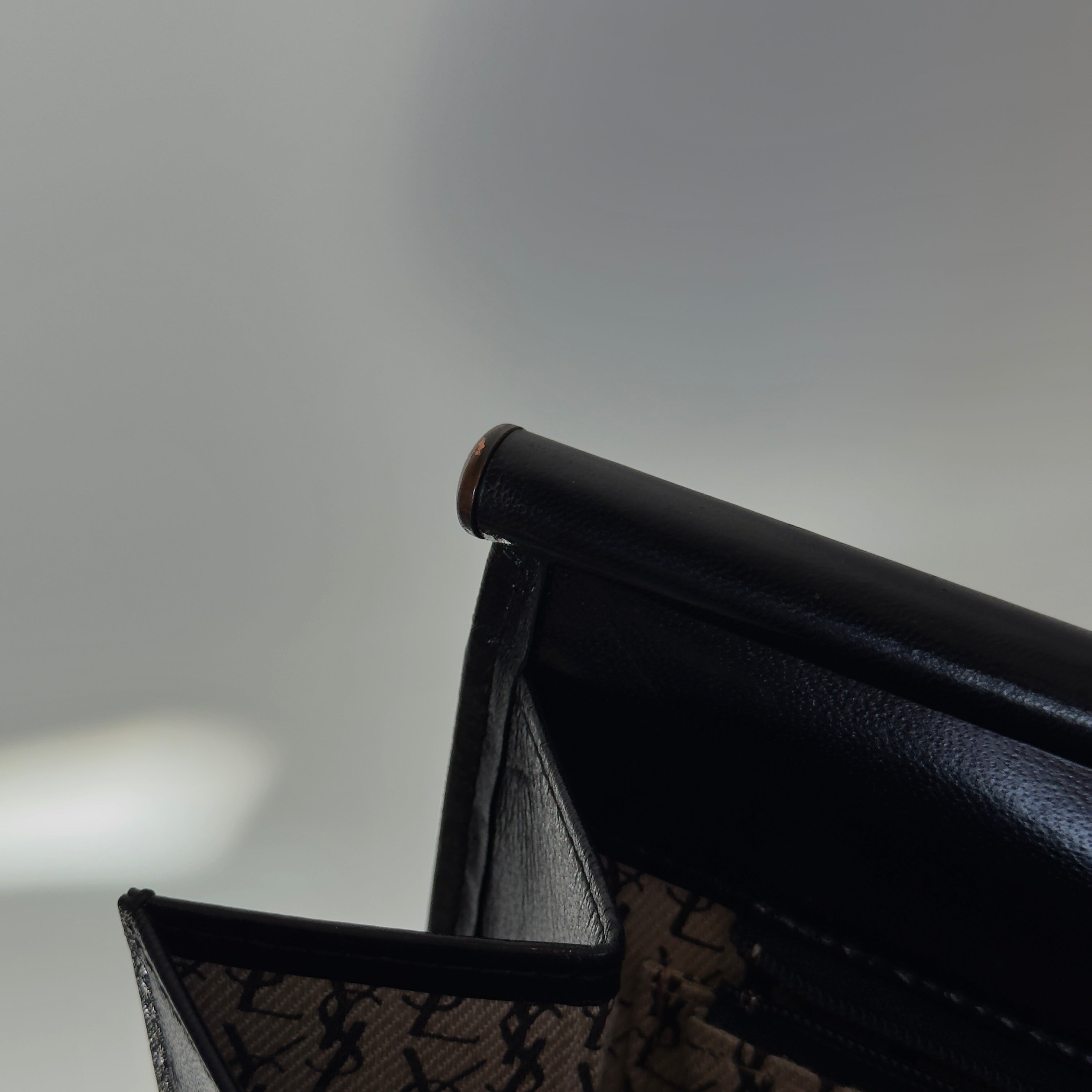 Vintage Yves Saint Laurent Black Clutch - Queen May