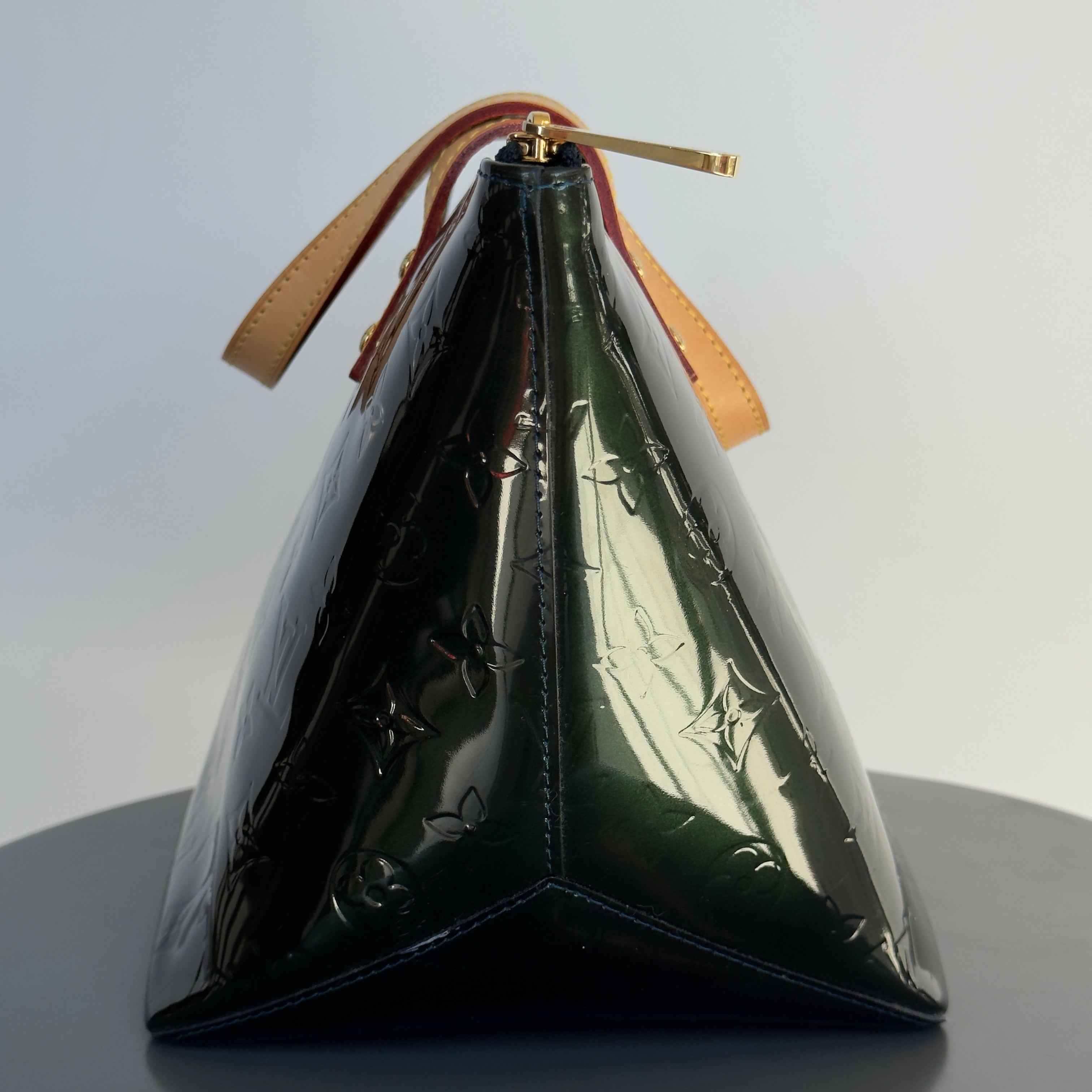 Louis Vuitton Rare Green Vernis Bellevue Tote GM - Queen May