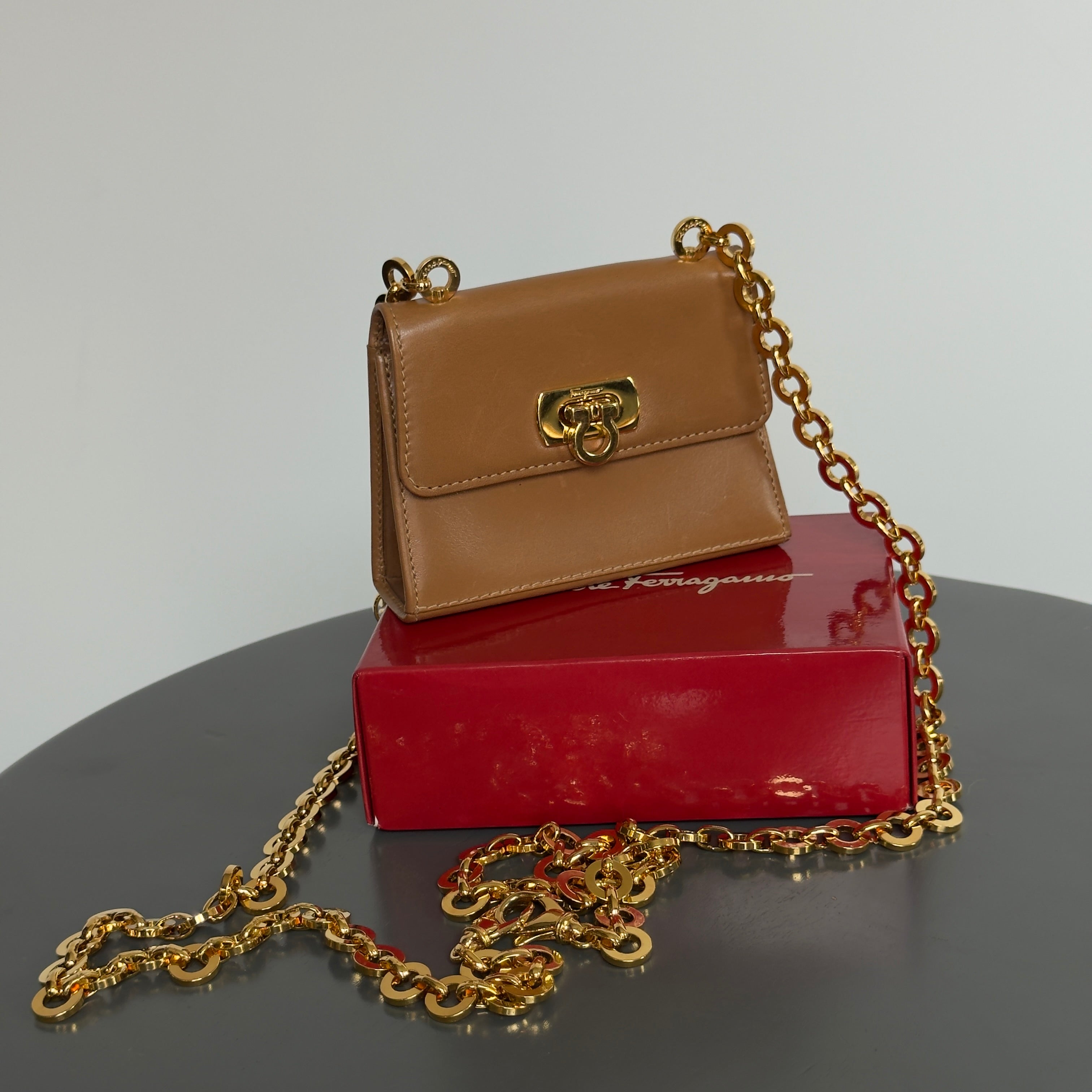 Salvatore Ferragamo Chain Micro Bag - Queen May