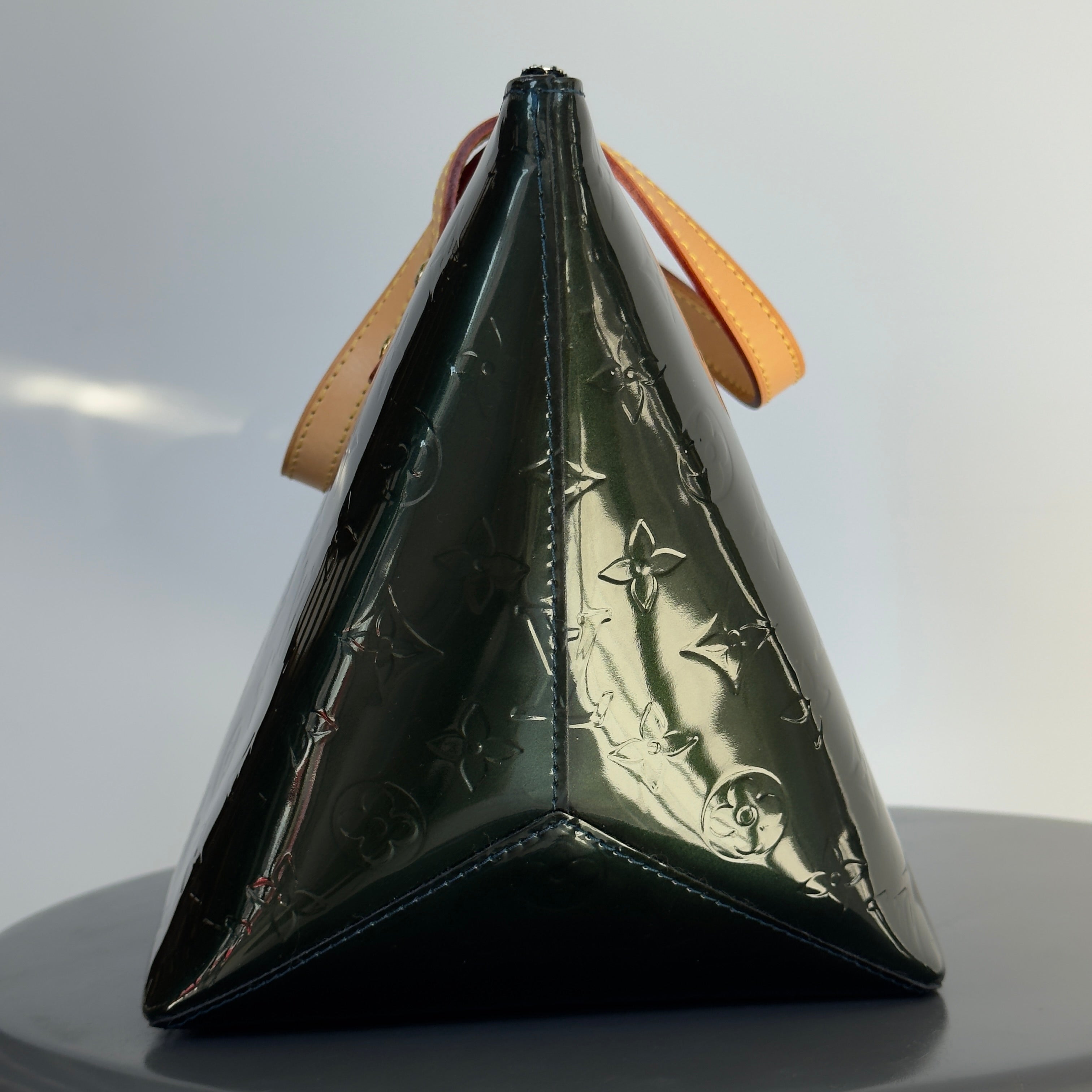 Louis Vuitton Rare Green Vernis Bellevue Tote GM - Queen May