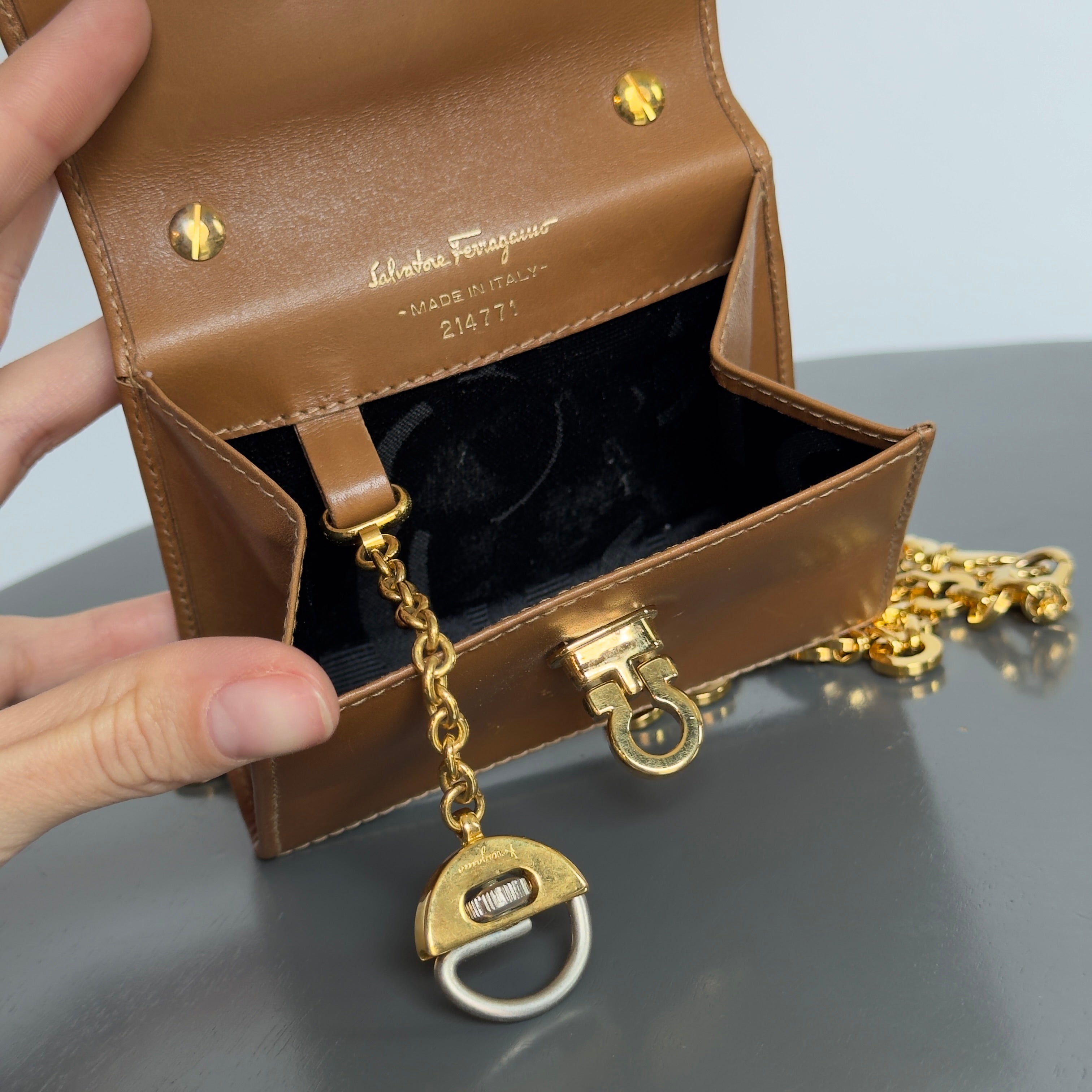 Salvatore Ferragamo Chain Micro Bag - Queen May