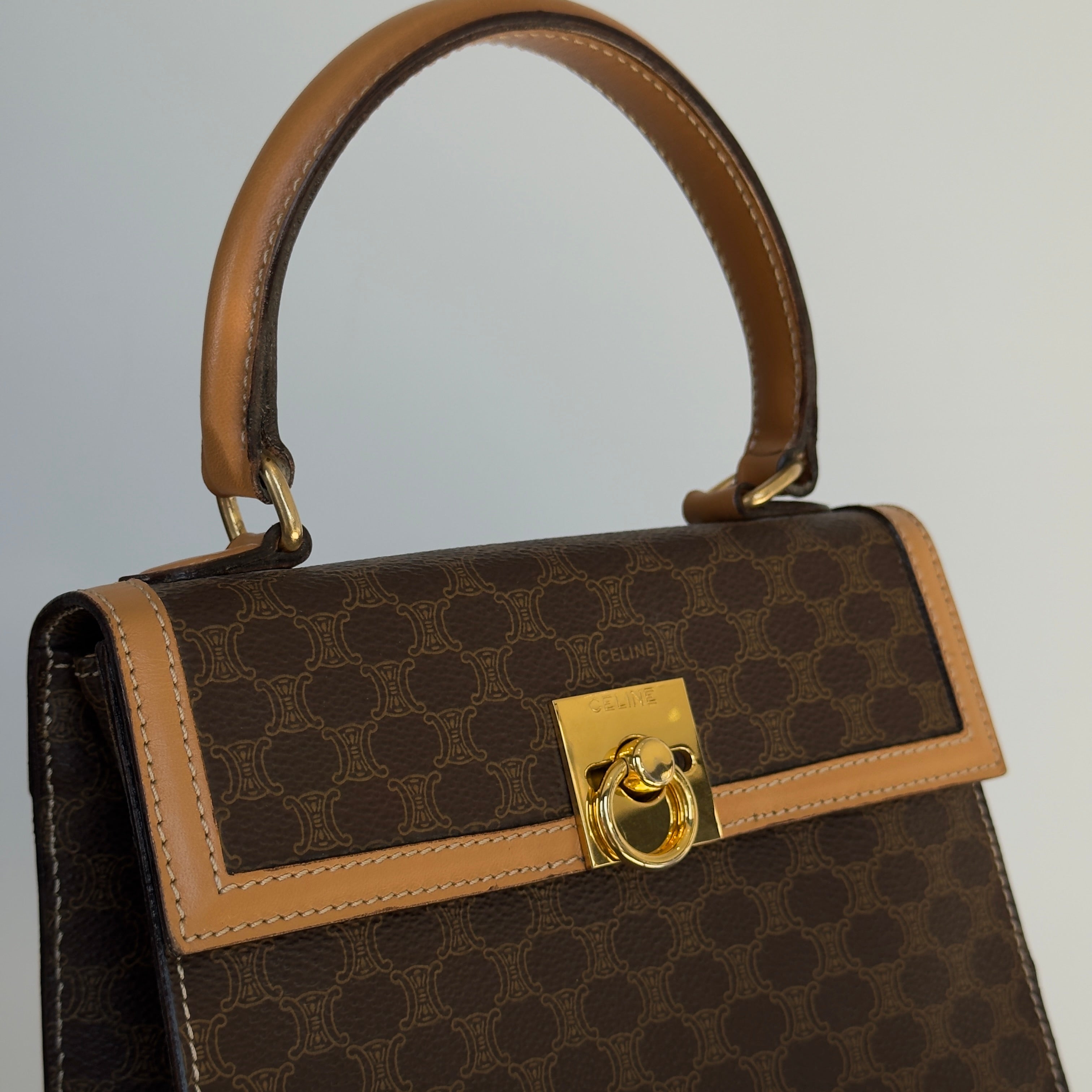 Vintage Celine Macadam Top Handle - Queen May
