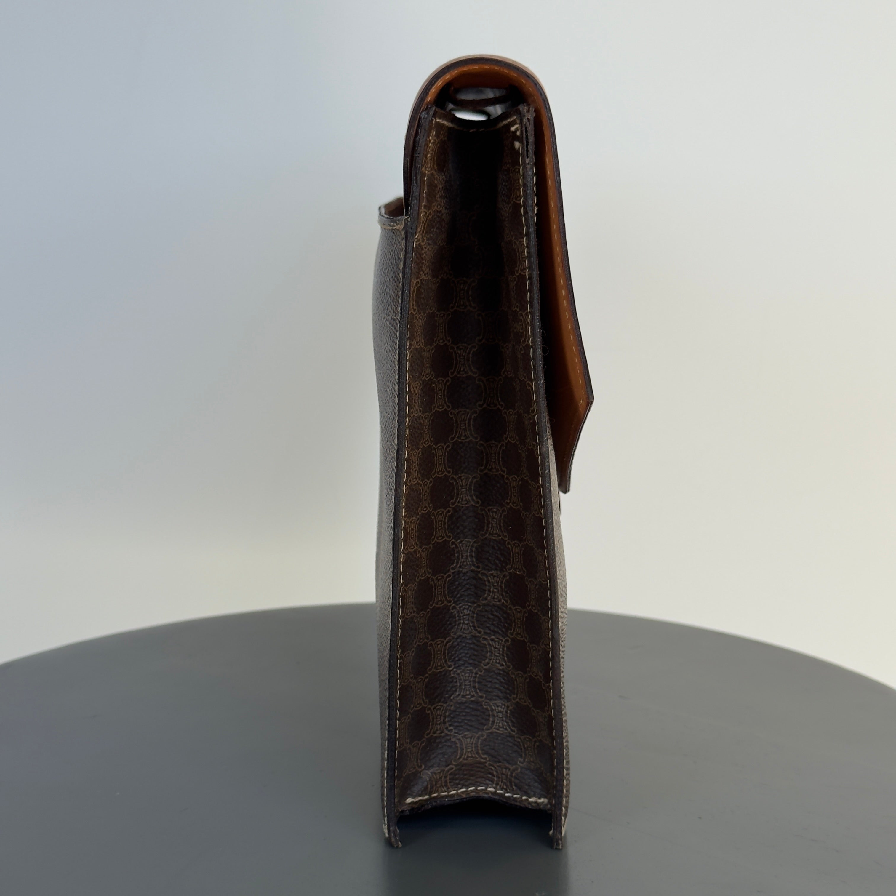Celine Macadam Triomphe Crossbody Flap Bag - Queen May