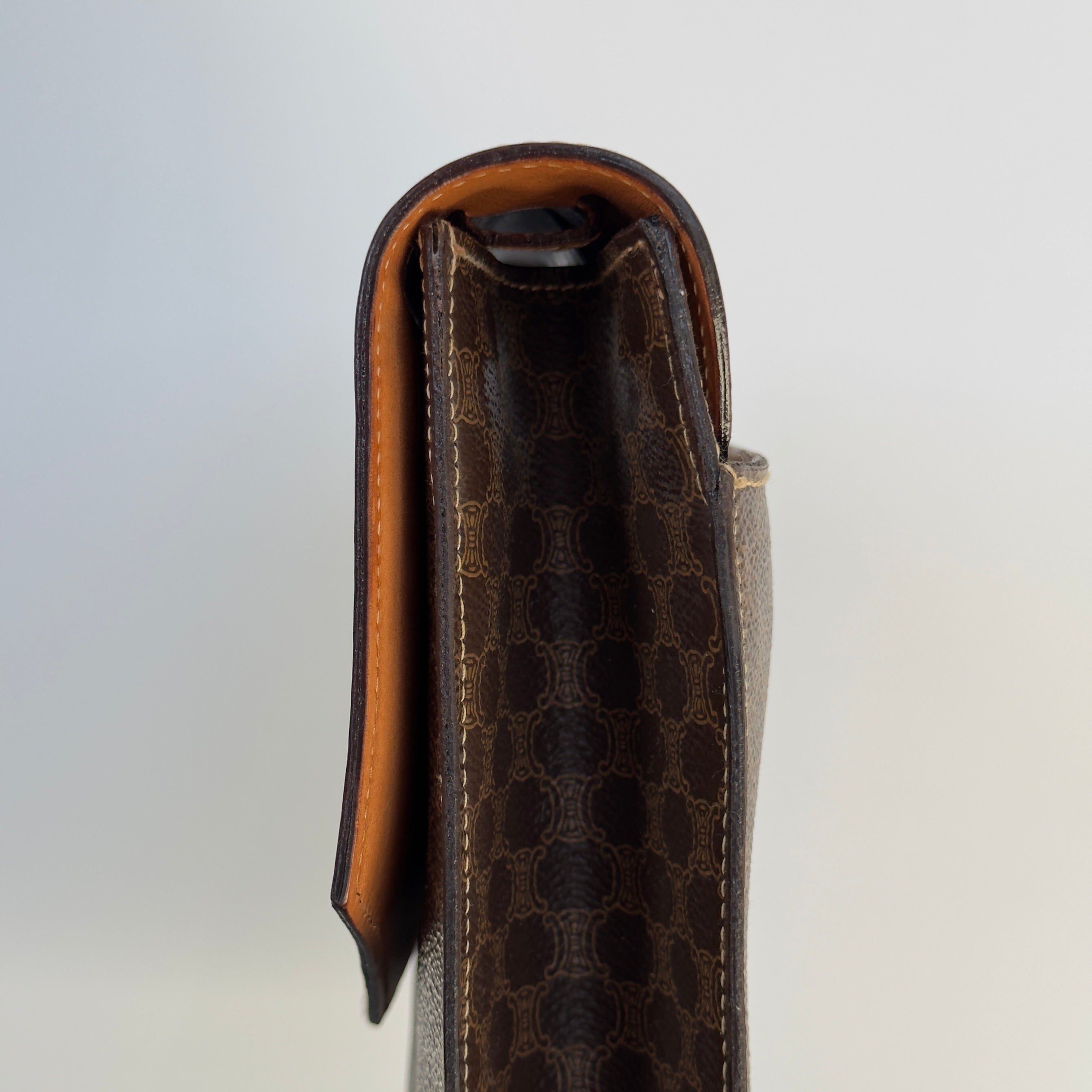 Celine Macadam Triomphe Crossbody Flap Bag - Queen May
