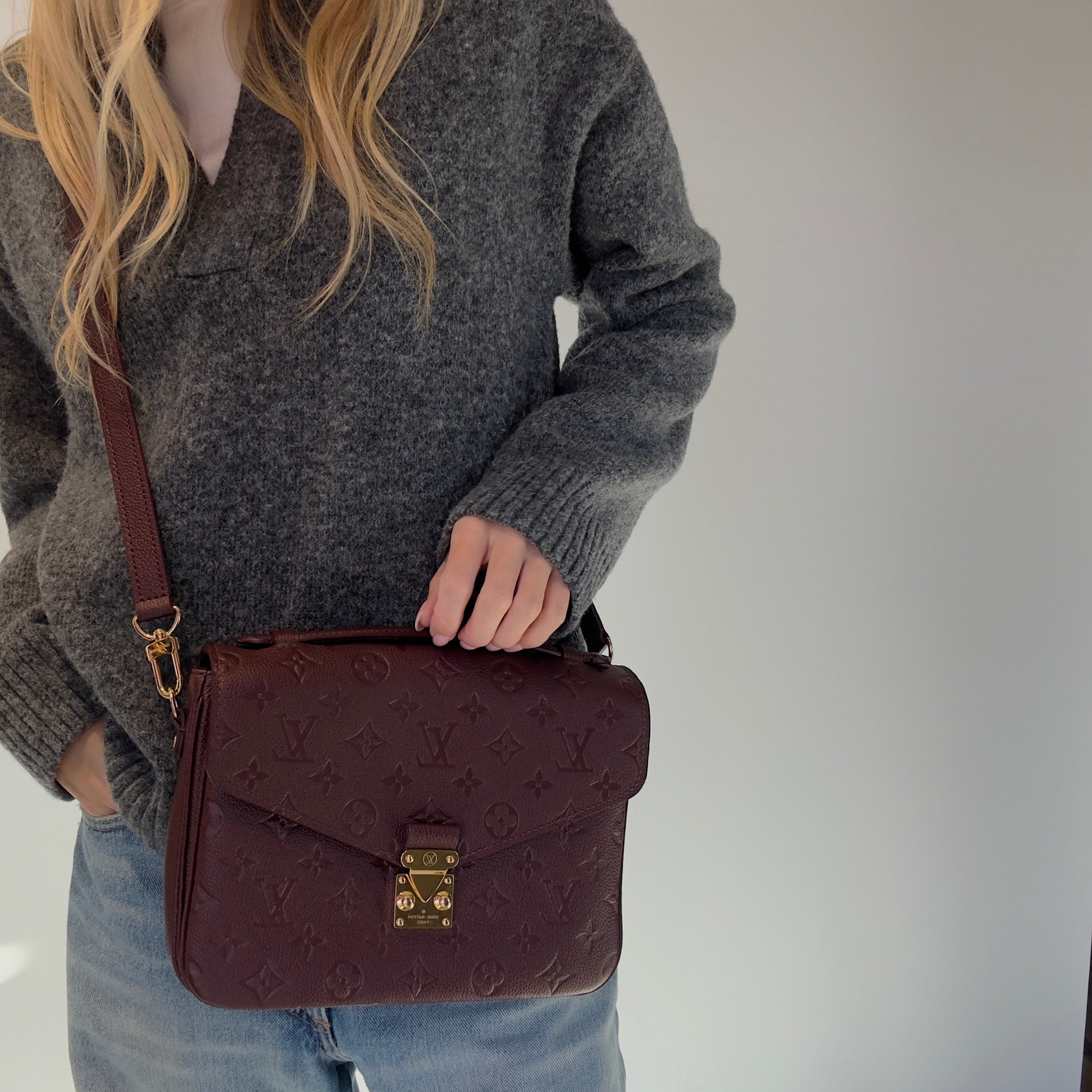 Louis Vuitton Metis Empreinte Wine Burgundy - Queen May