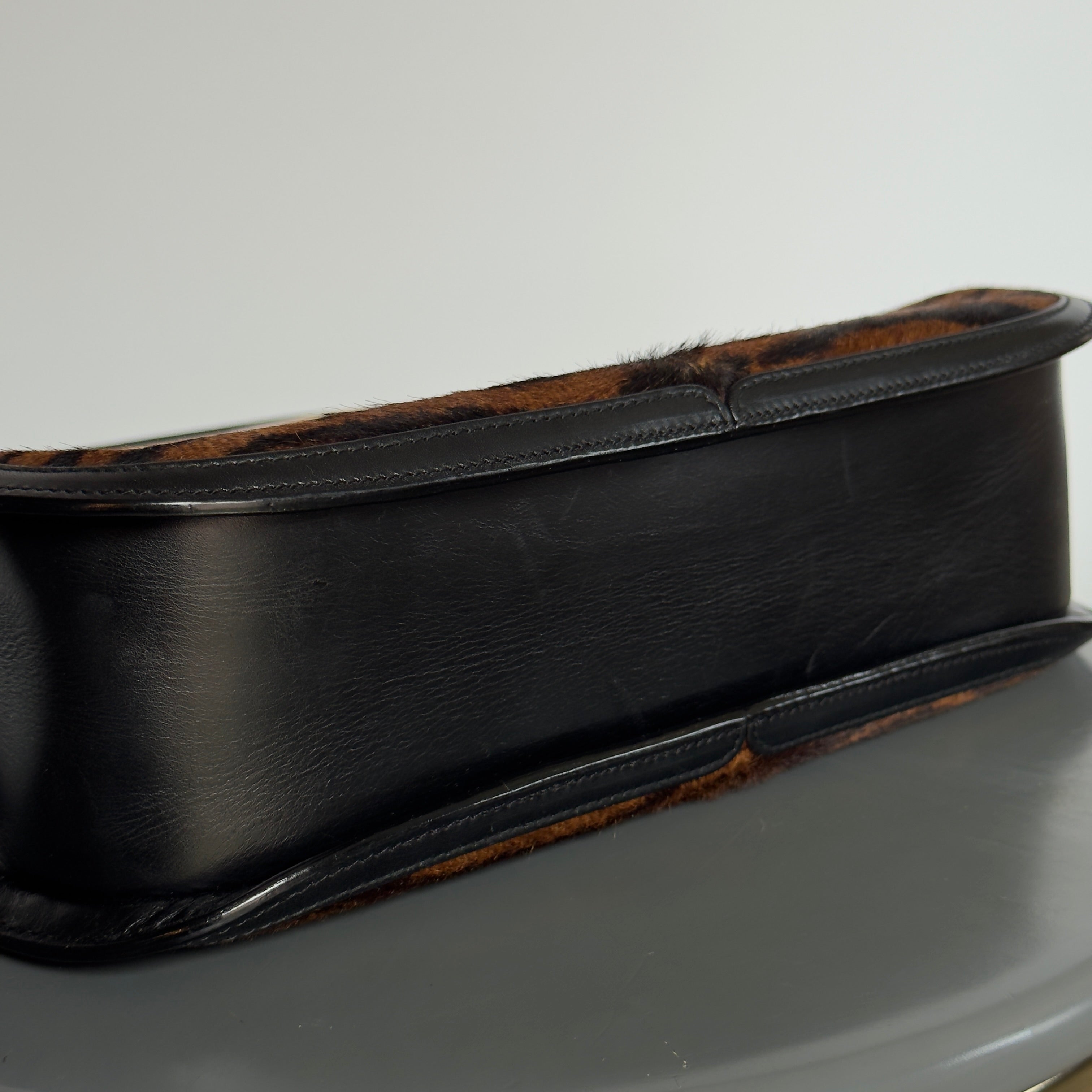 Ultra Rare Gucci Vintage Snafflebit Bag with Ponyhair Detail - Queen May