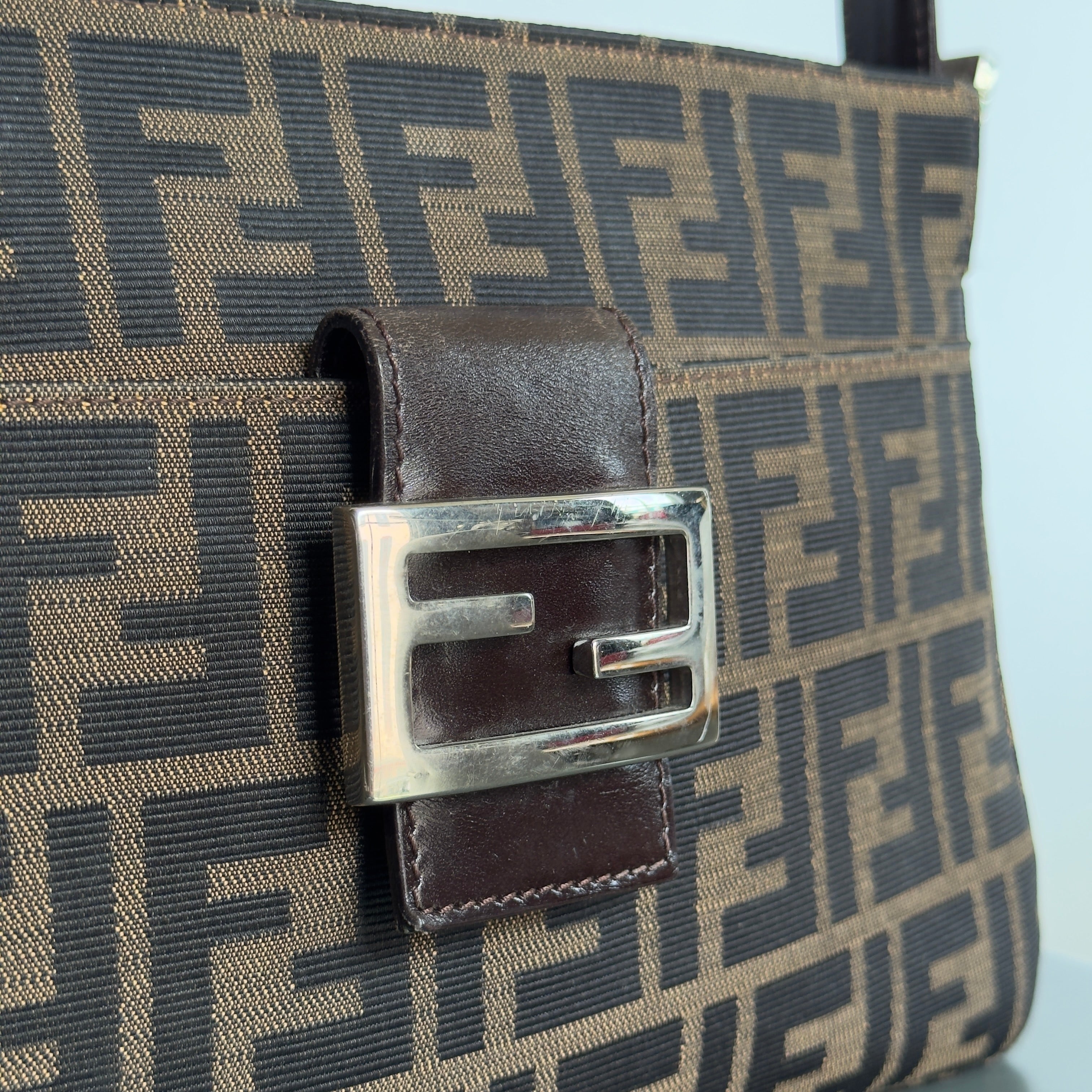 Fendi Zucca Shoulder Bag - Queen May
