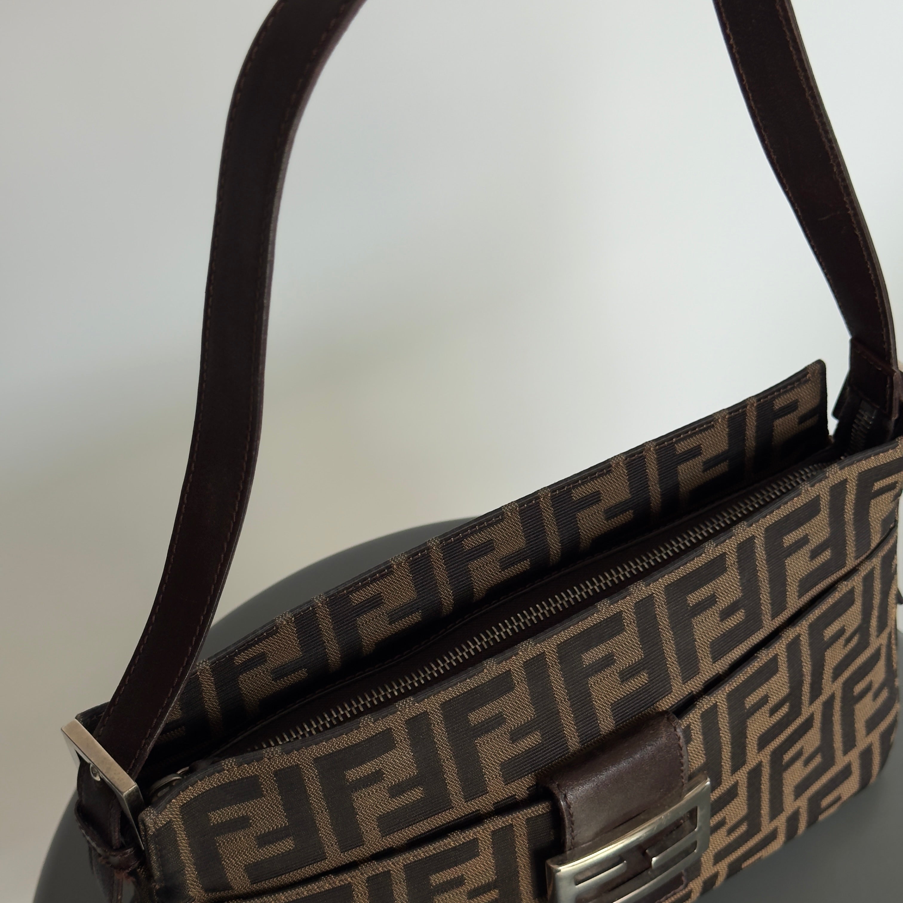Fendi Zucca Shoulder Bag - Queen May