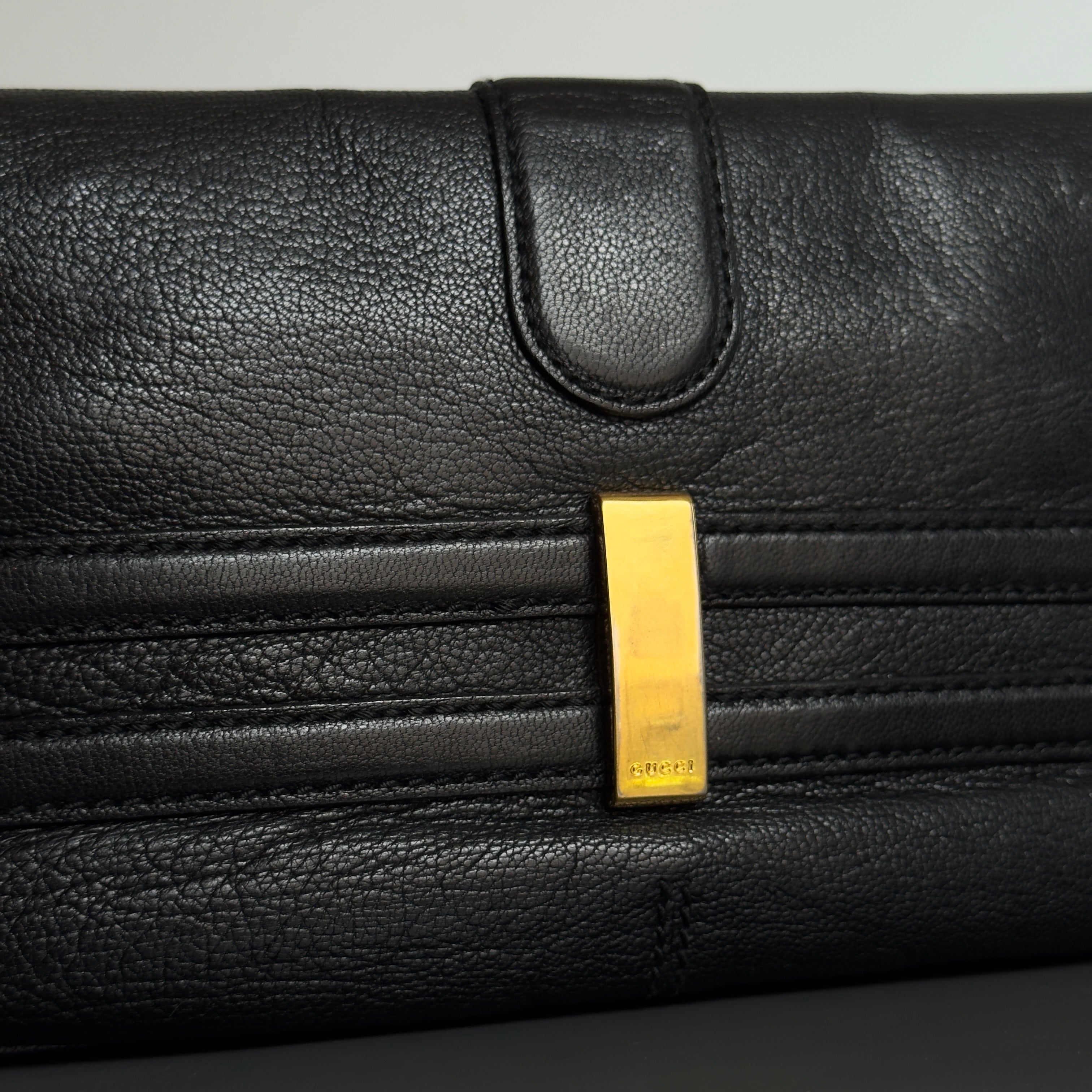 Gucci Leather Horsebit Chain Flap Shoulder Bag Tom Ford Era - Queen May