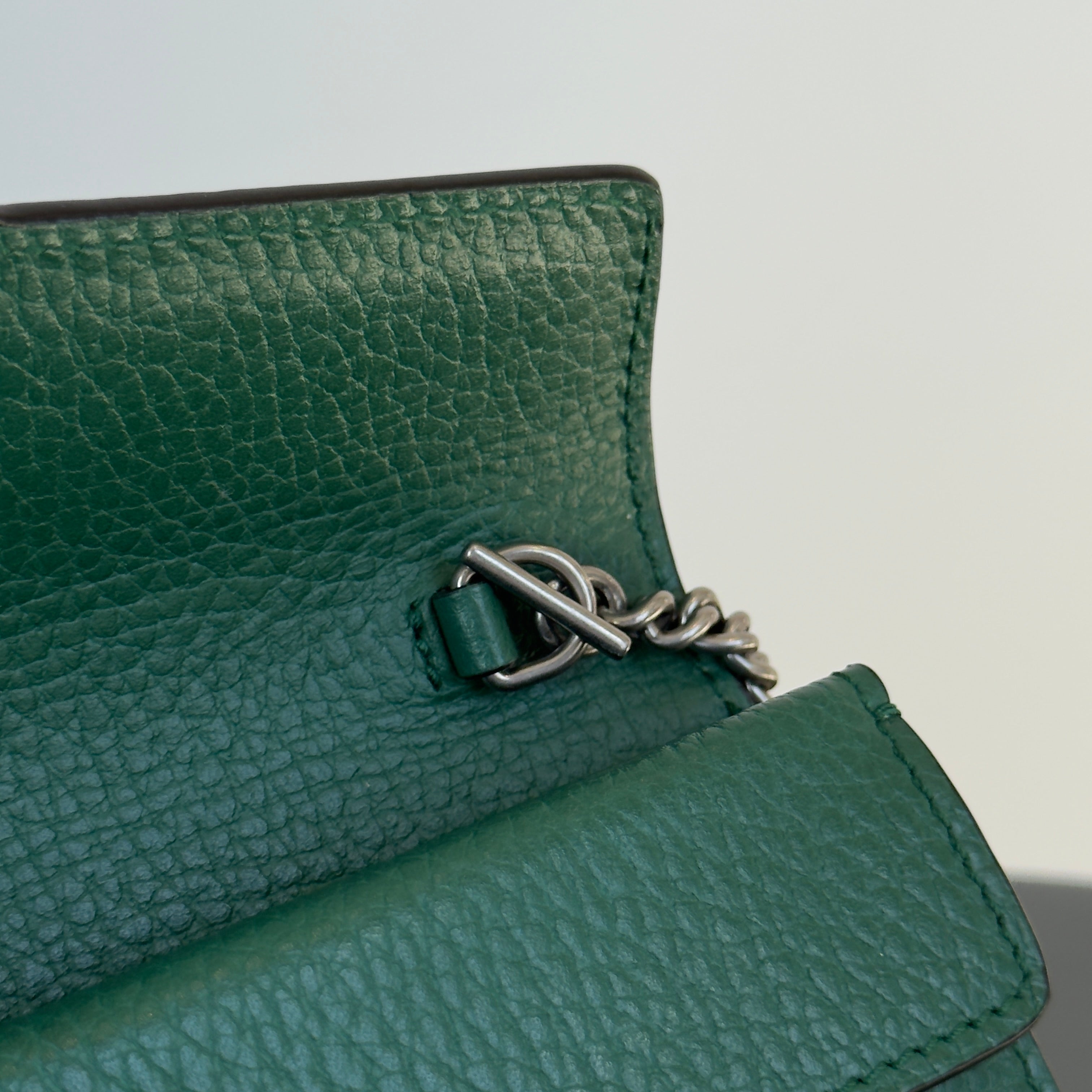 Gucci Dollar Green Calfskin Super Mini Dionysus Crossbody Bag - Queen May