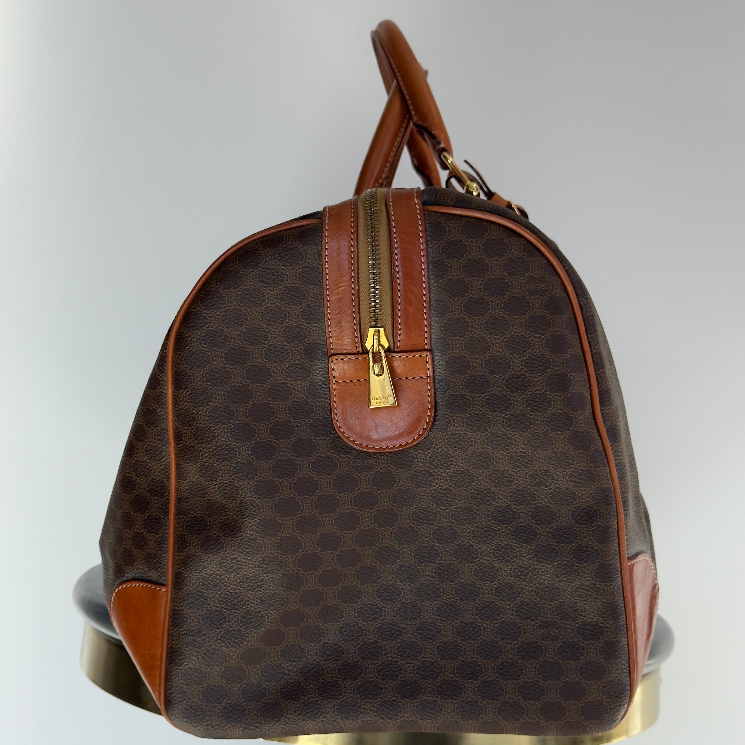 Vintage Celine Macadam Boston Duffle Bag - Queen May