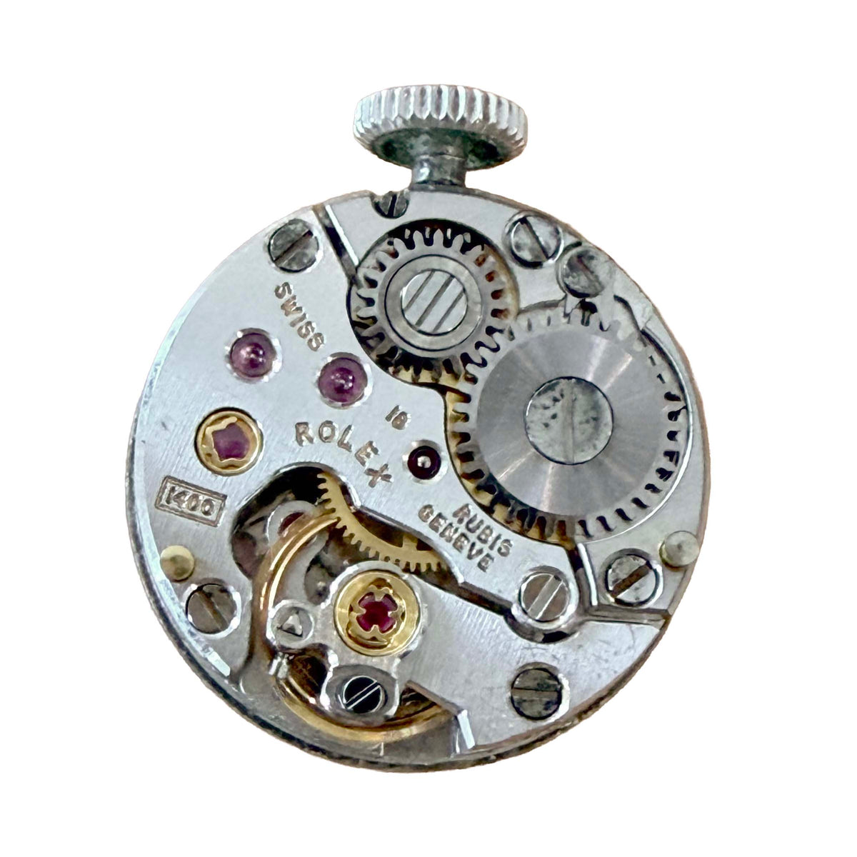 Vintage Rolex Ladies 18K White Gold & Diamond Mechanical Movement Watch - Queen May