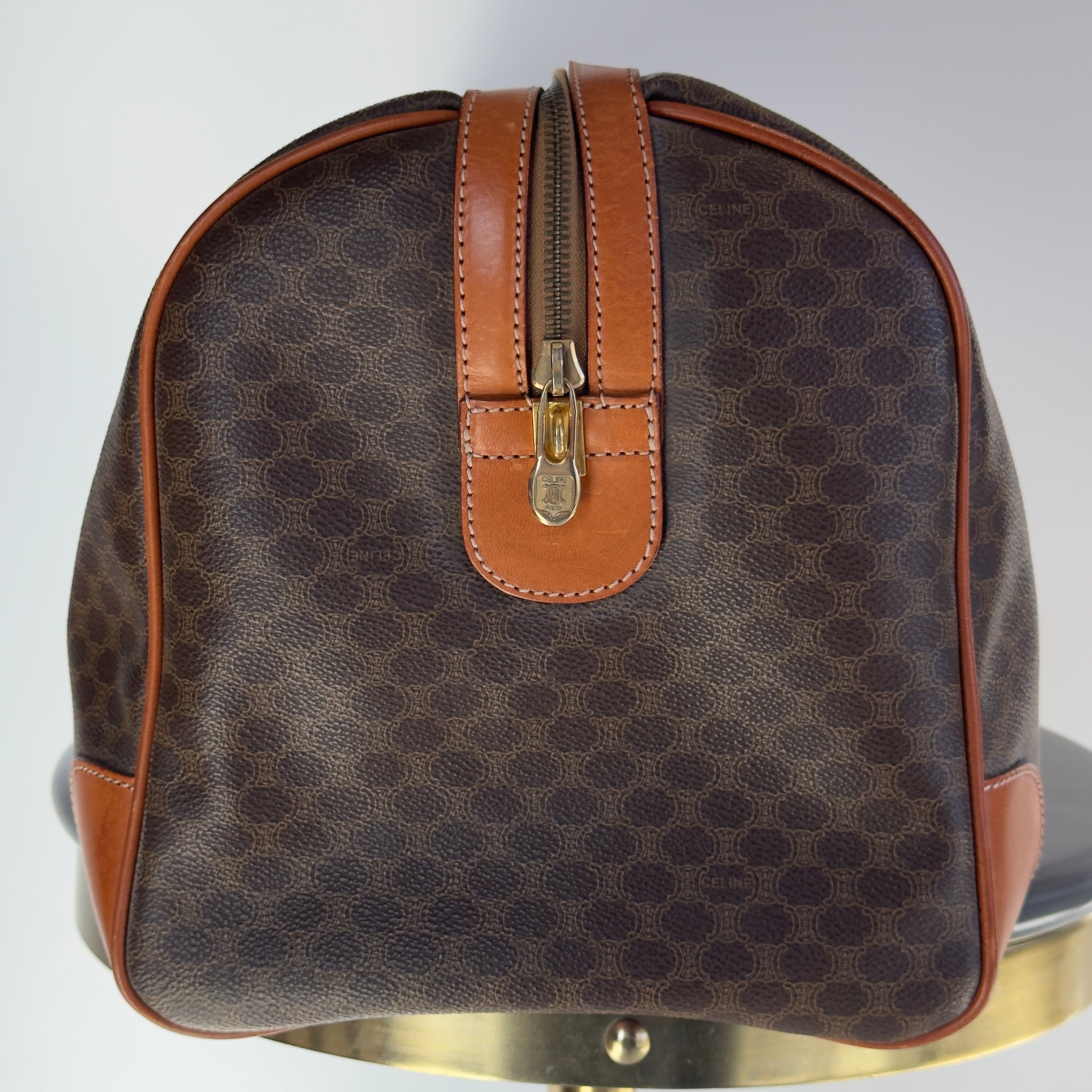 Vintage Celine Macadam Boston Duffle Bag - Queen May