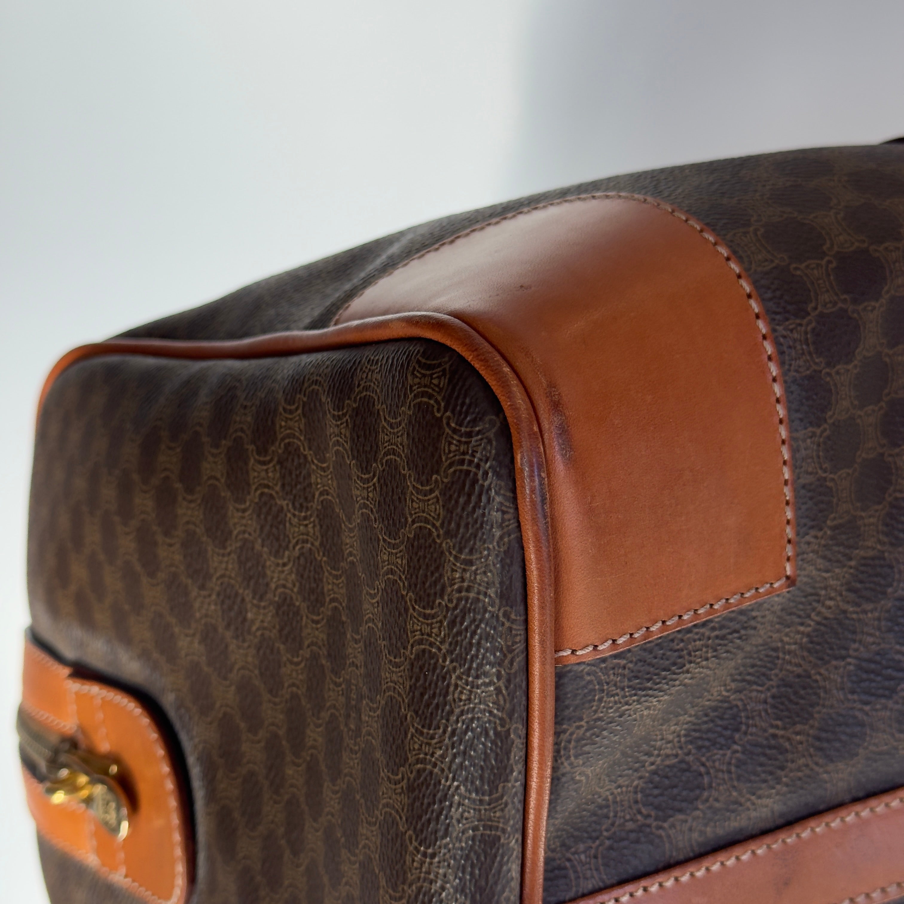 Vintage Celine Macadam Boston Duffle Bag - Queen May