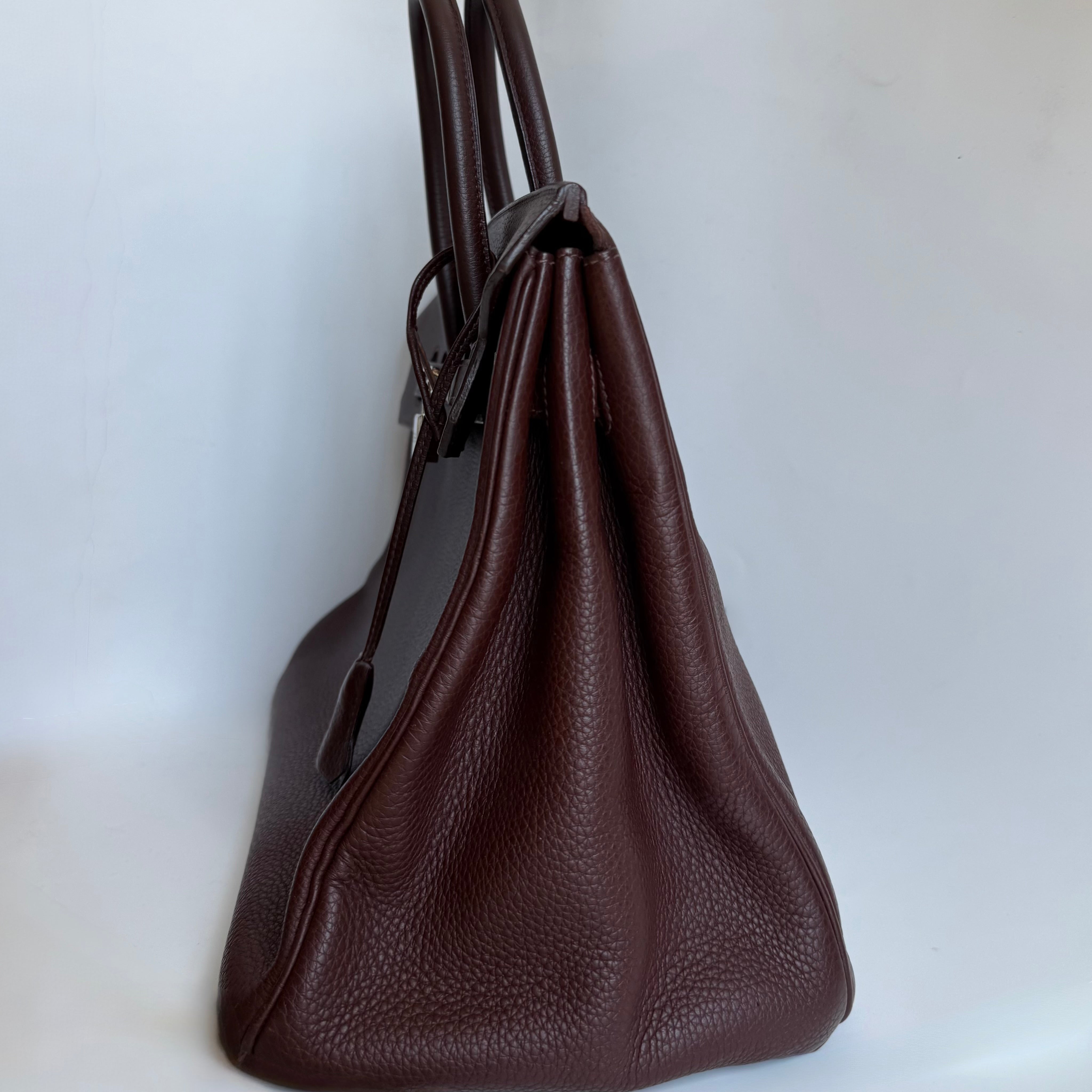 Hermes Birkin 35 Togo Leather Havane Palladium Hardware 2004 - Queen May