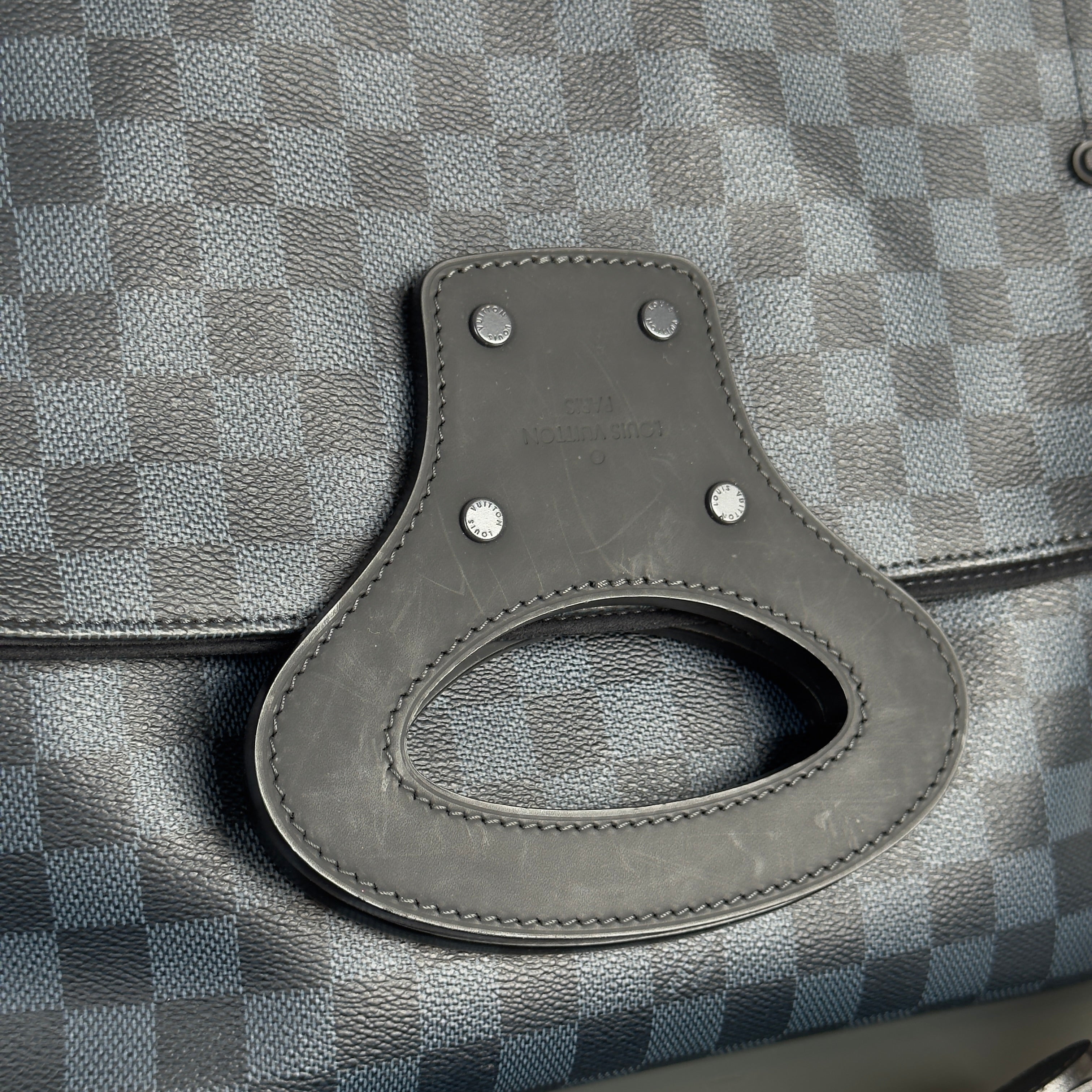 Louis Vuitton North South Cobalt Damier Tote Handle - Queen May