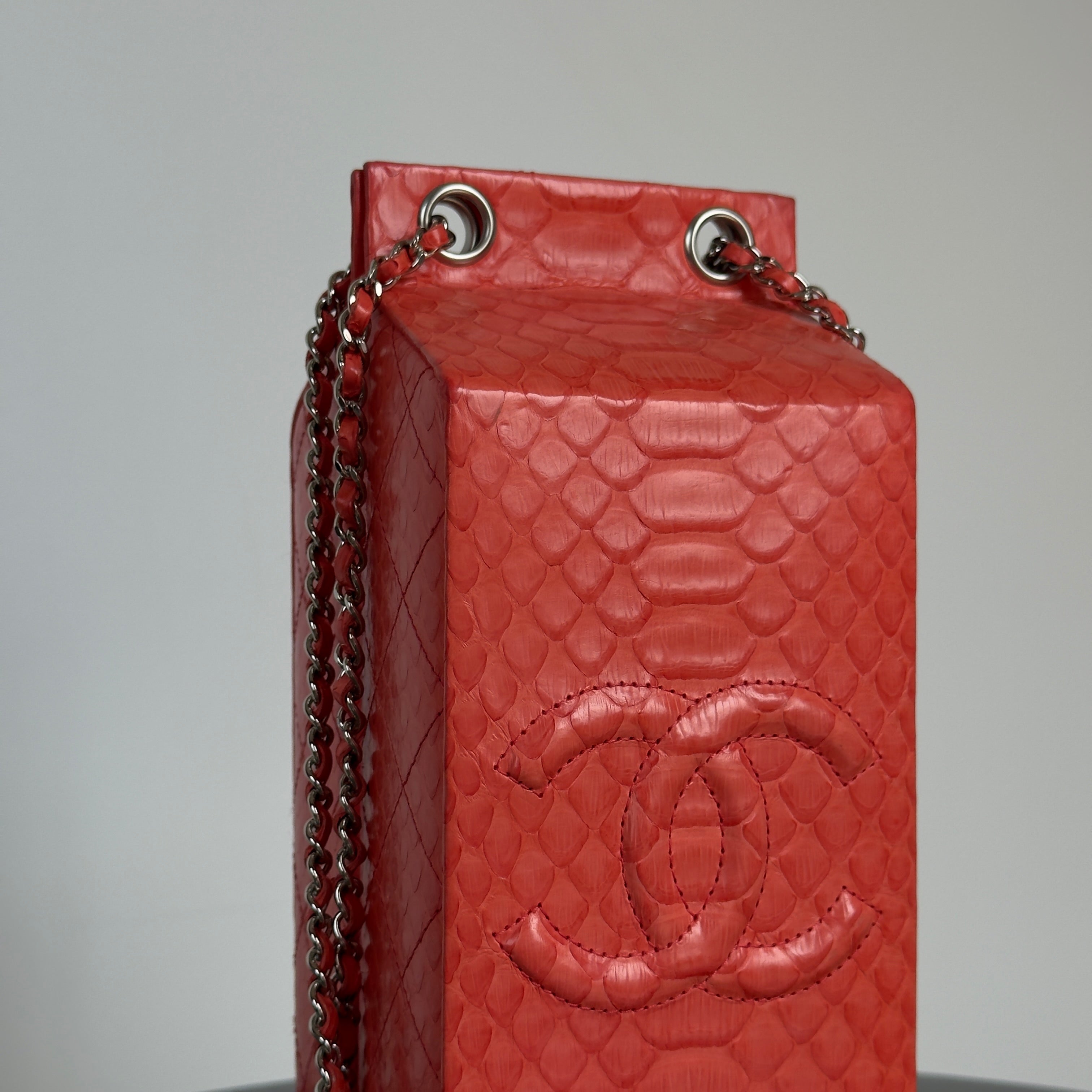 Chanel Python Milk Carton Bag Fall 2014 - Queen May