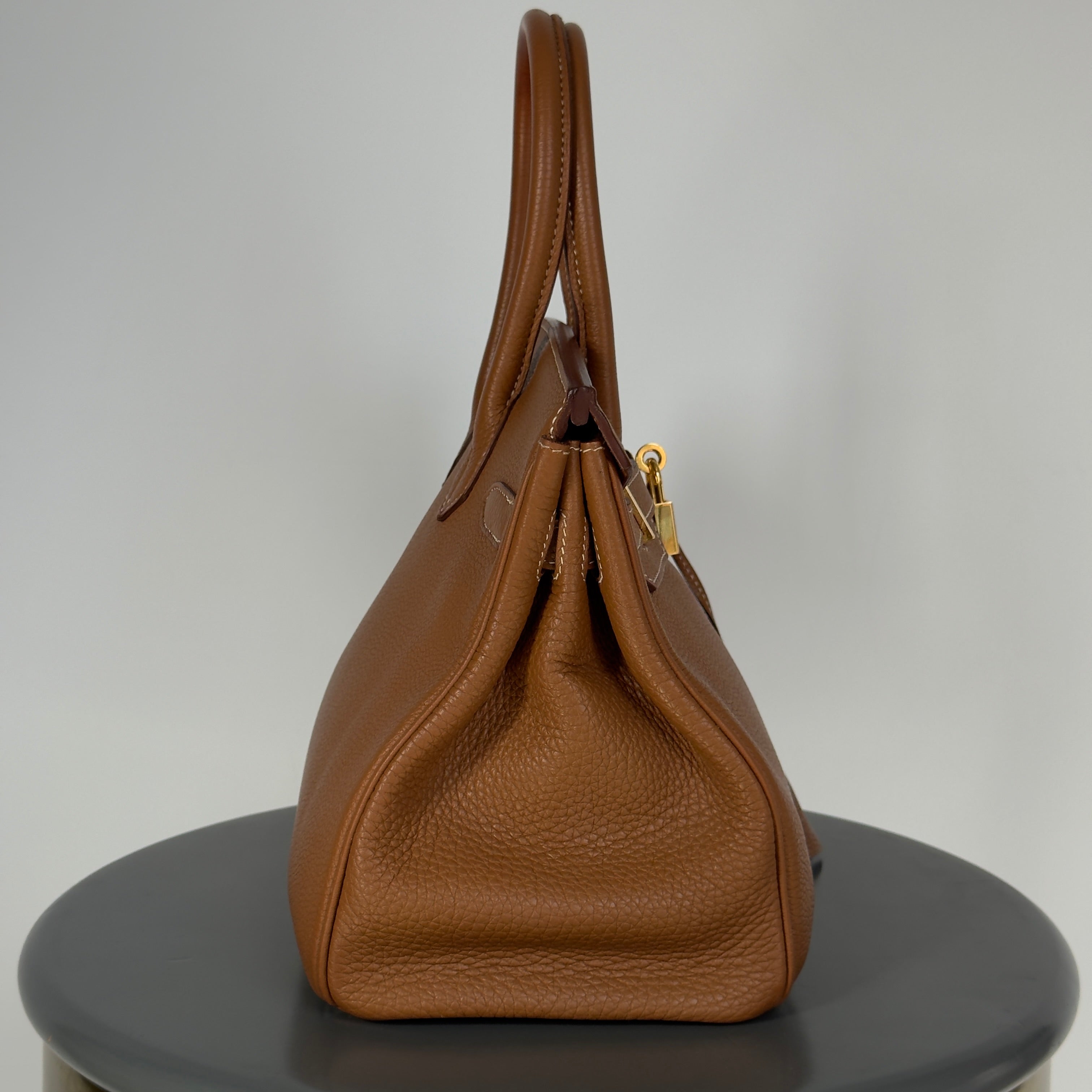 Hermes Birkin 30 Square P 2012 Togo Gold / Gold - Queen May