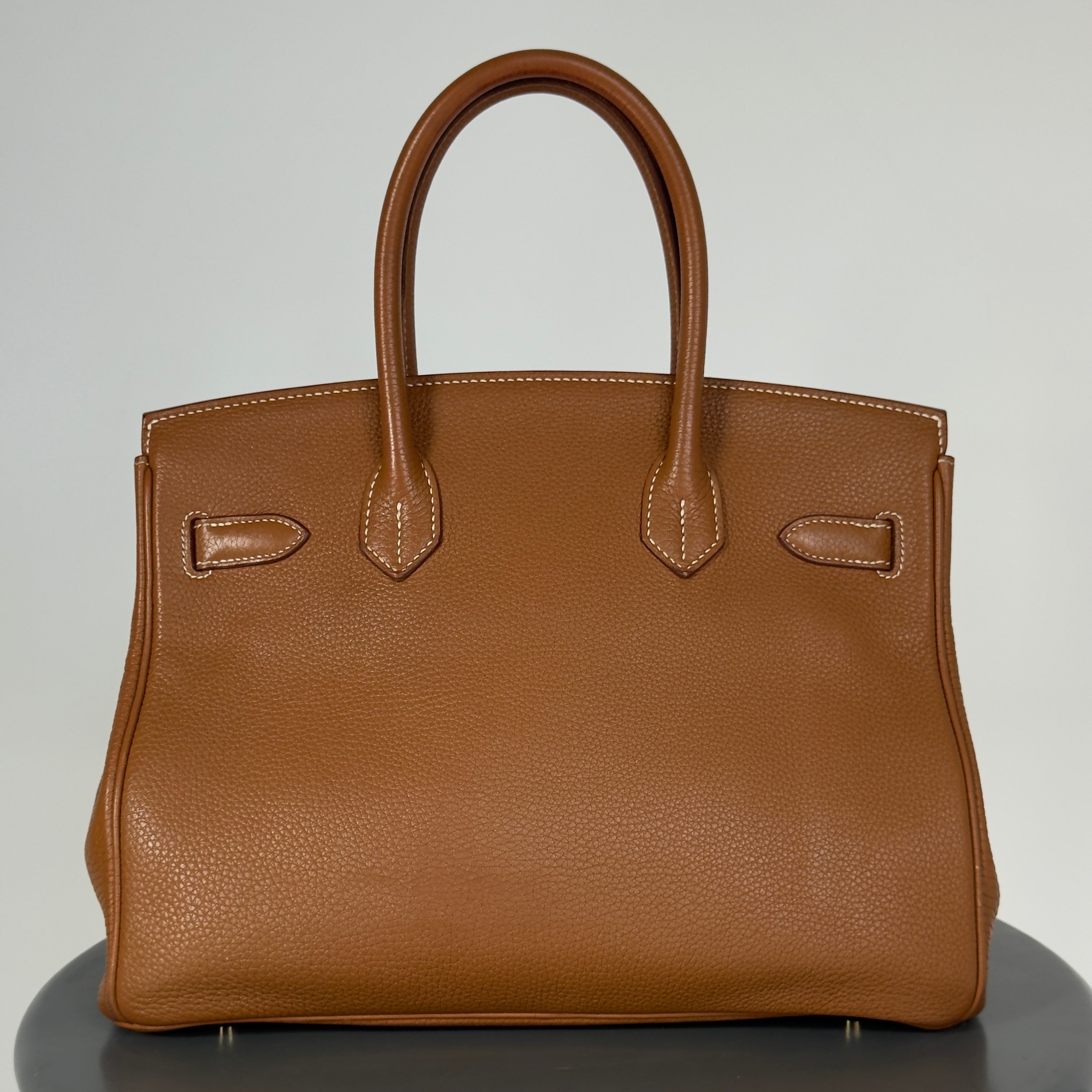 Hermes Birkin 30 Square P 2012 Togo Gold / Gold - Queen May