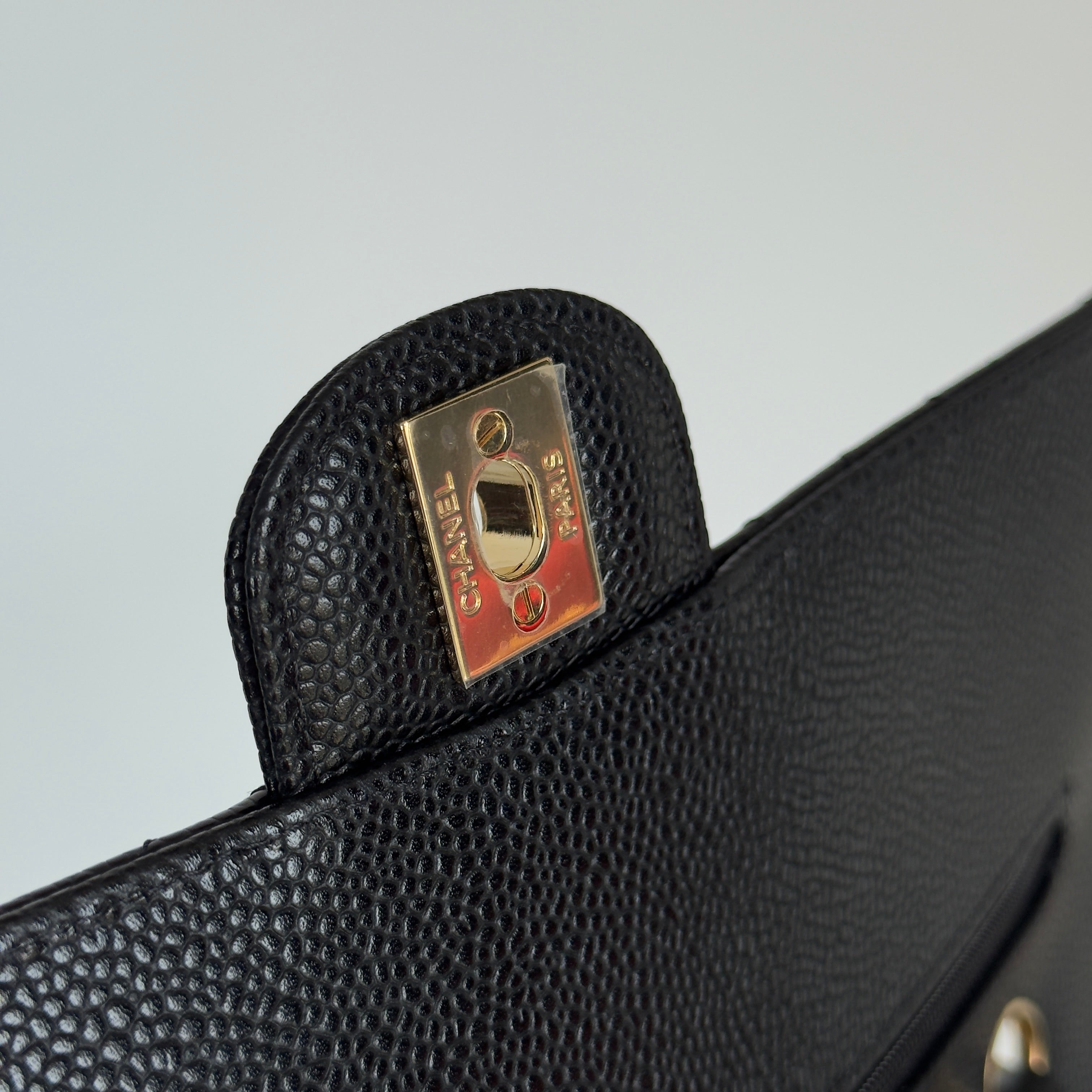 Chanel Medium Caviar Double Flap Black - Queen May