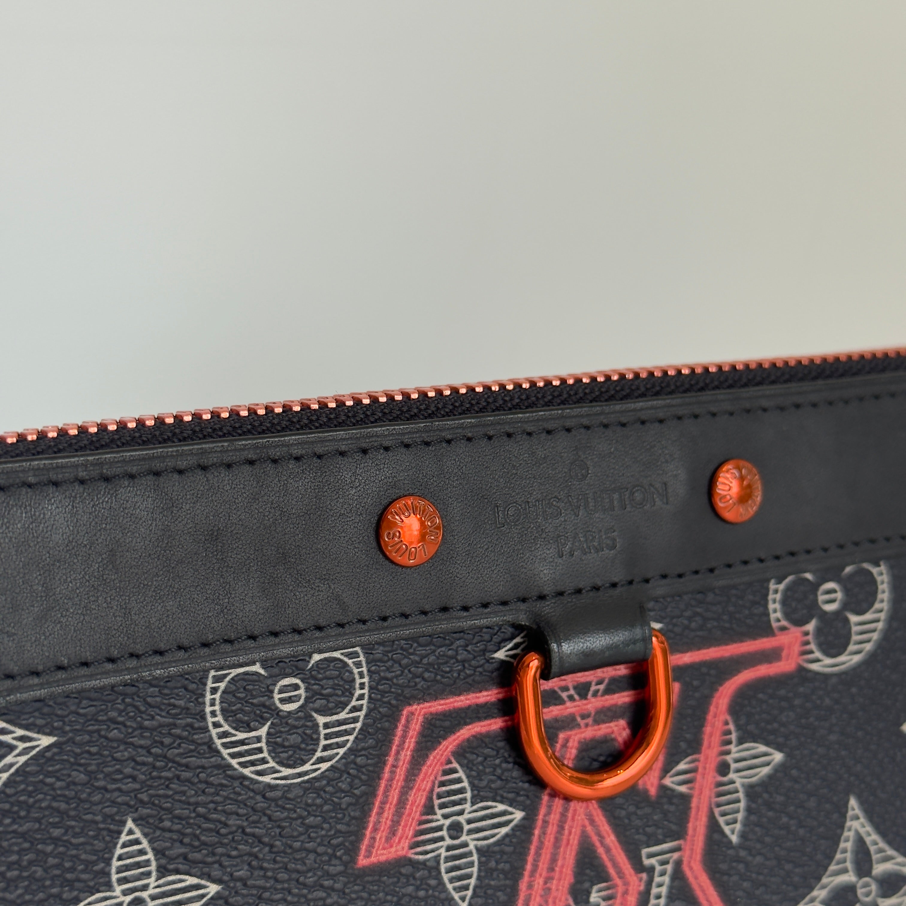 Louis Vuitton Upside Down Monogram Pochette Navy - Queen May