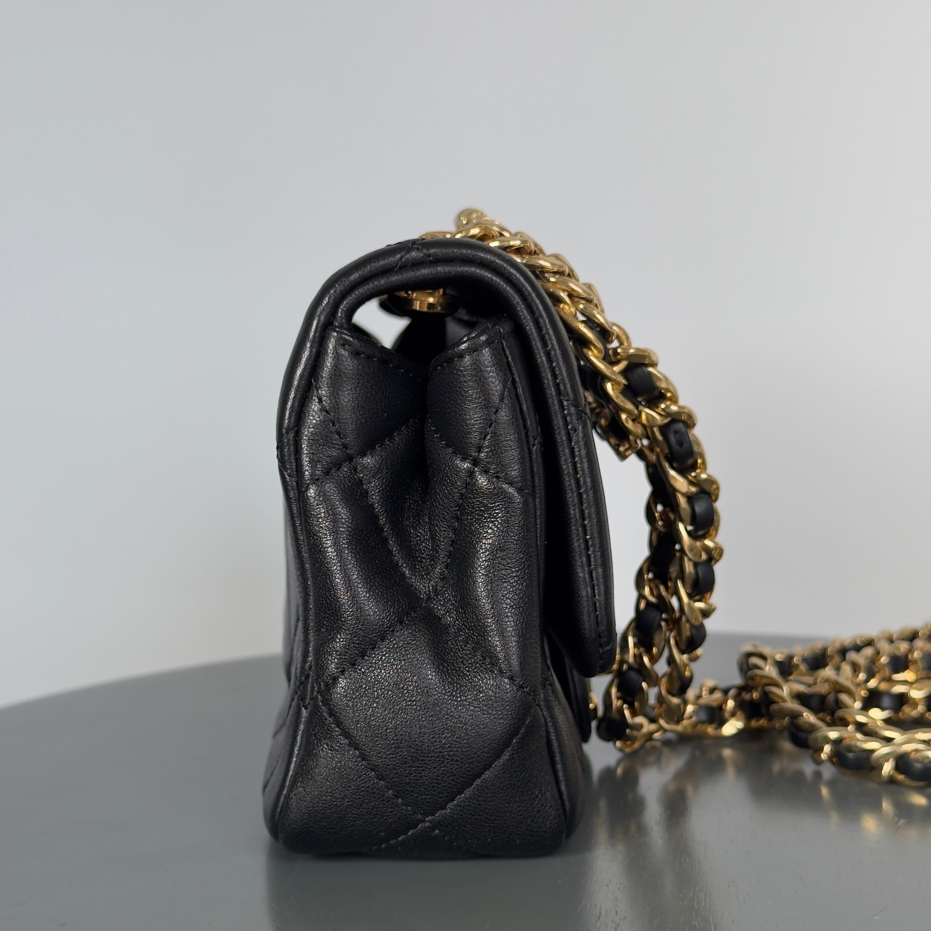 Chanel Mini Logo Top Handle 2023 - Queen May